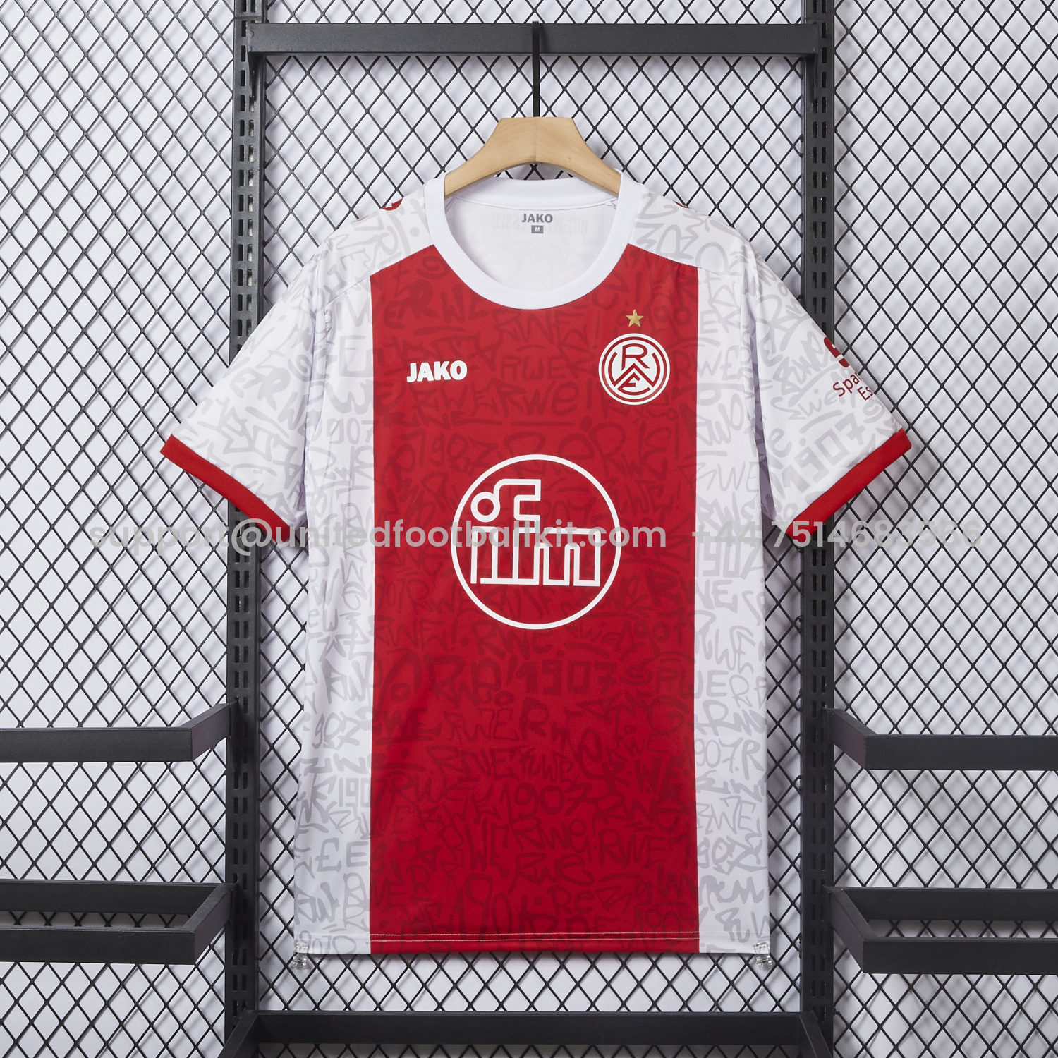 Unitedfootballkit.com | Rot-Weiss Essen 25-26 Home Jersey - Fans Version -Customize Name, Number and Patch | Worldwide Shipping