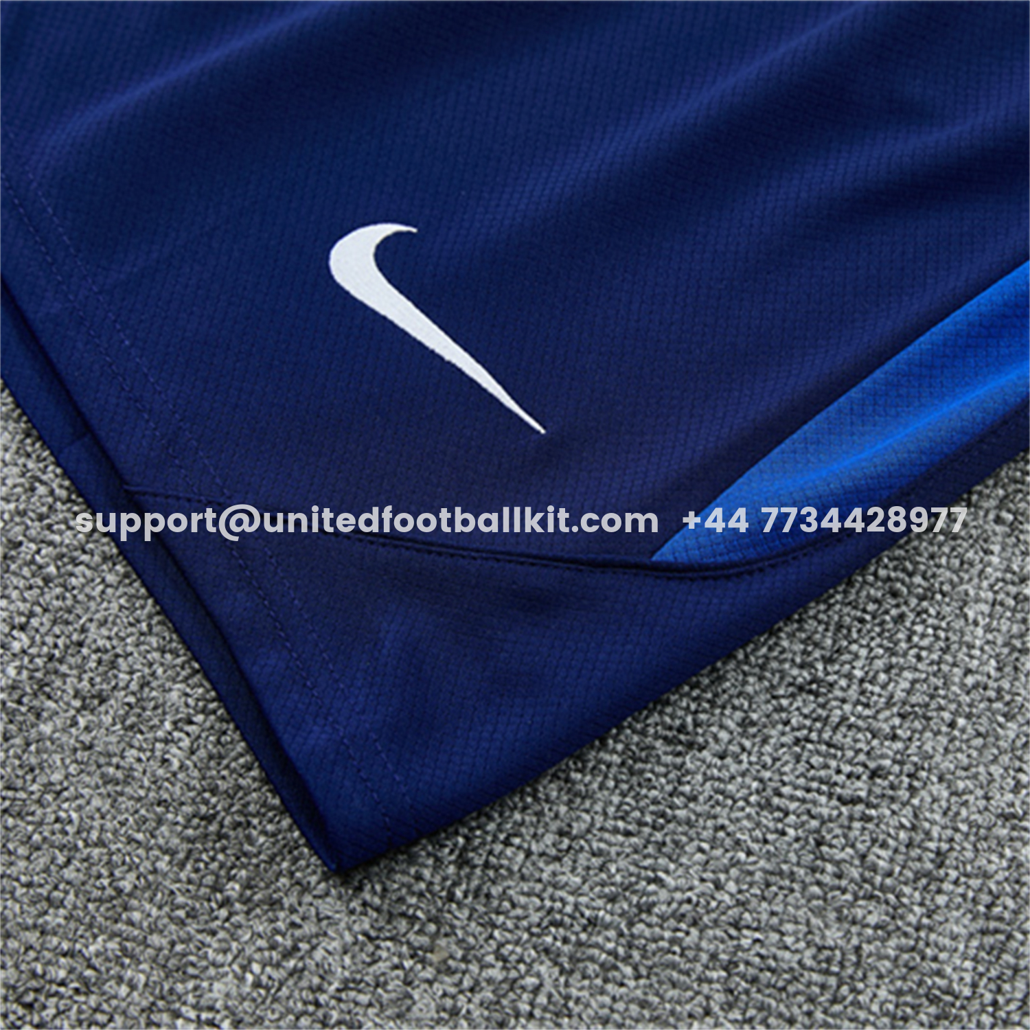 Unitedfootballkit.com | Inter Milan 26-27 Short-Sleeve Training Set - Ocean Blue Top & Deep Blue Shorts -Customize Name, Number and Patch | Worldwide Shipping