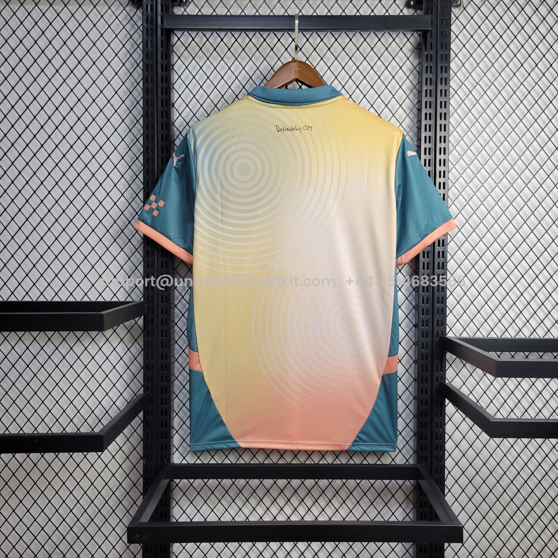 Unitedfootballkit.com | Manchester City 24-25 Fourth Jersey - Fans Version -Customize Name, Number and Patch | Worldwide Shipping