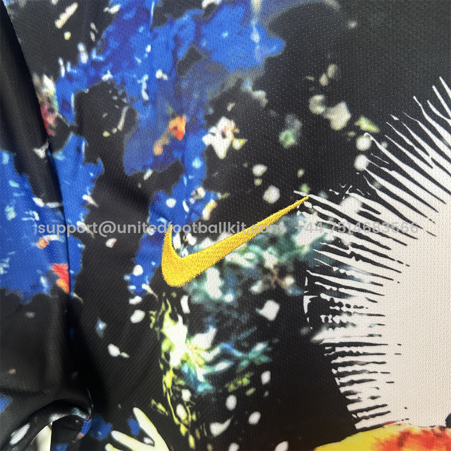 Unitedfootballkit.com | Brazil 25-26 Colorful Jesus Statue Special Colorful Graffiti Jersey - Fans Version -Customize Name, Number and Patch | Worldwide Shipping