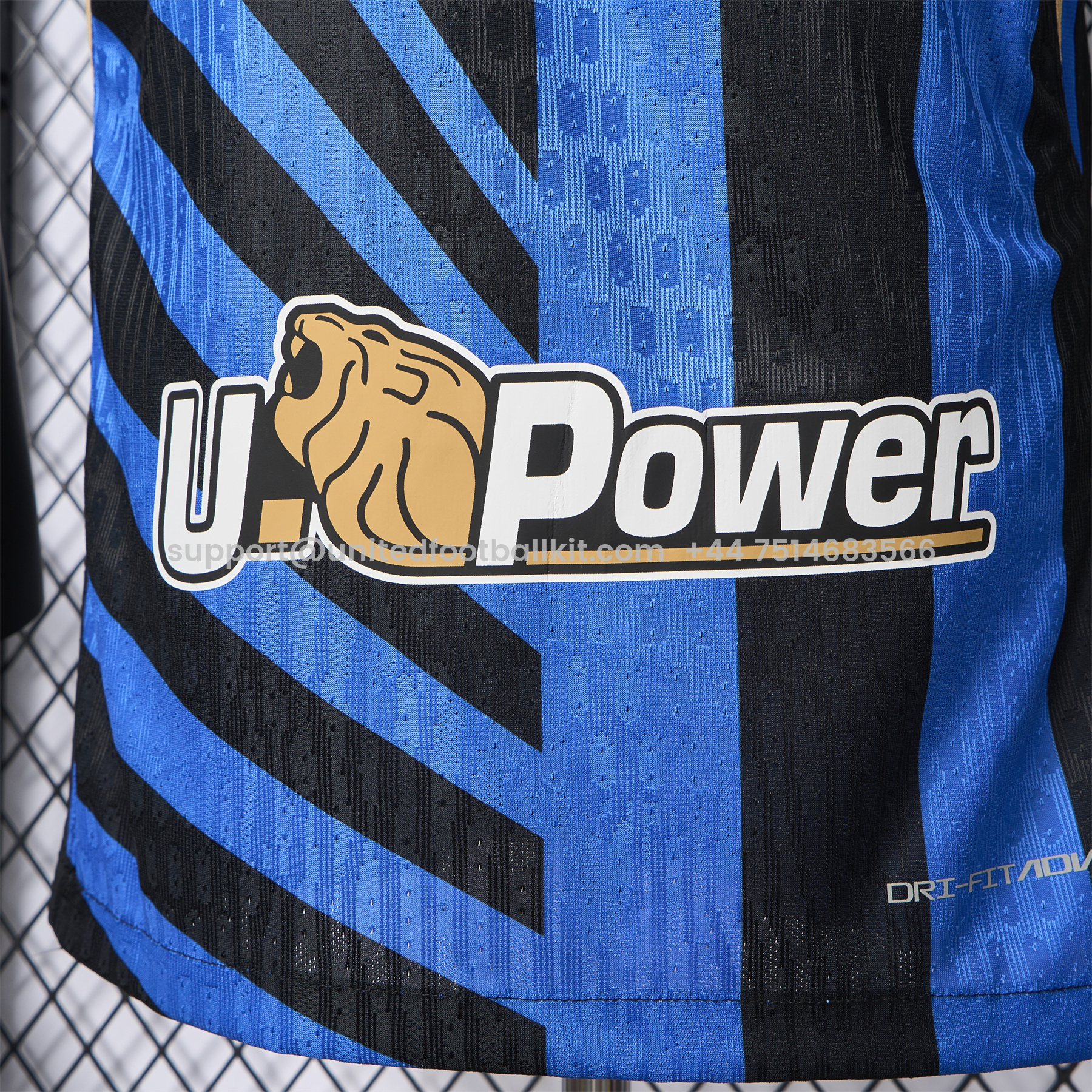 Unitedfootballkit.com | Inter Milan 24-25 Home Stadium Jersey - Player Version -Customize Name, Number and Patch | Worldwide Shipping