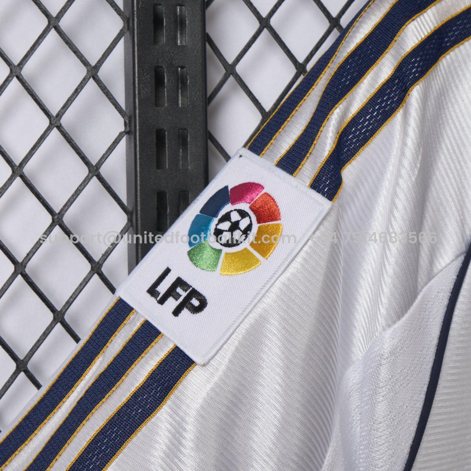 Unitedfootballkit.com | Retro Real Madrid 1998-00 Home Stadium Jersey -Customize Name, Number and Patch | Worldwide Shipping