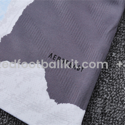 Unitedfootballkit.com | Real Madrid 2025 Kids Long Sleeve Training Set - Three Color Mixing -Customize Name, Number and Patch | Worldwide Shipping