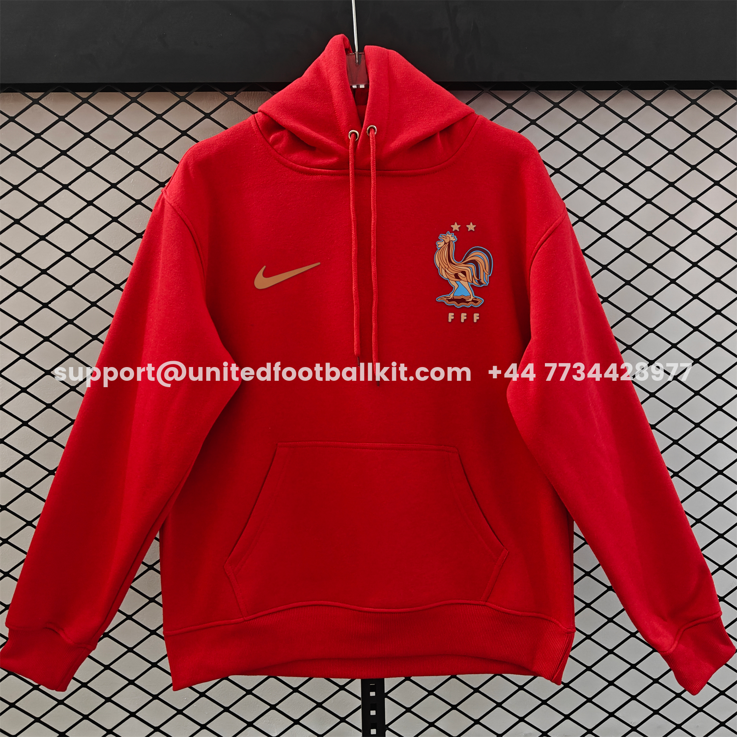 Unitedfootballkit.com | France 2026 Home Unisex Pullover Hoodie -Customize Name, Number and Patch | Worldwide Shipping