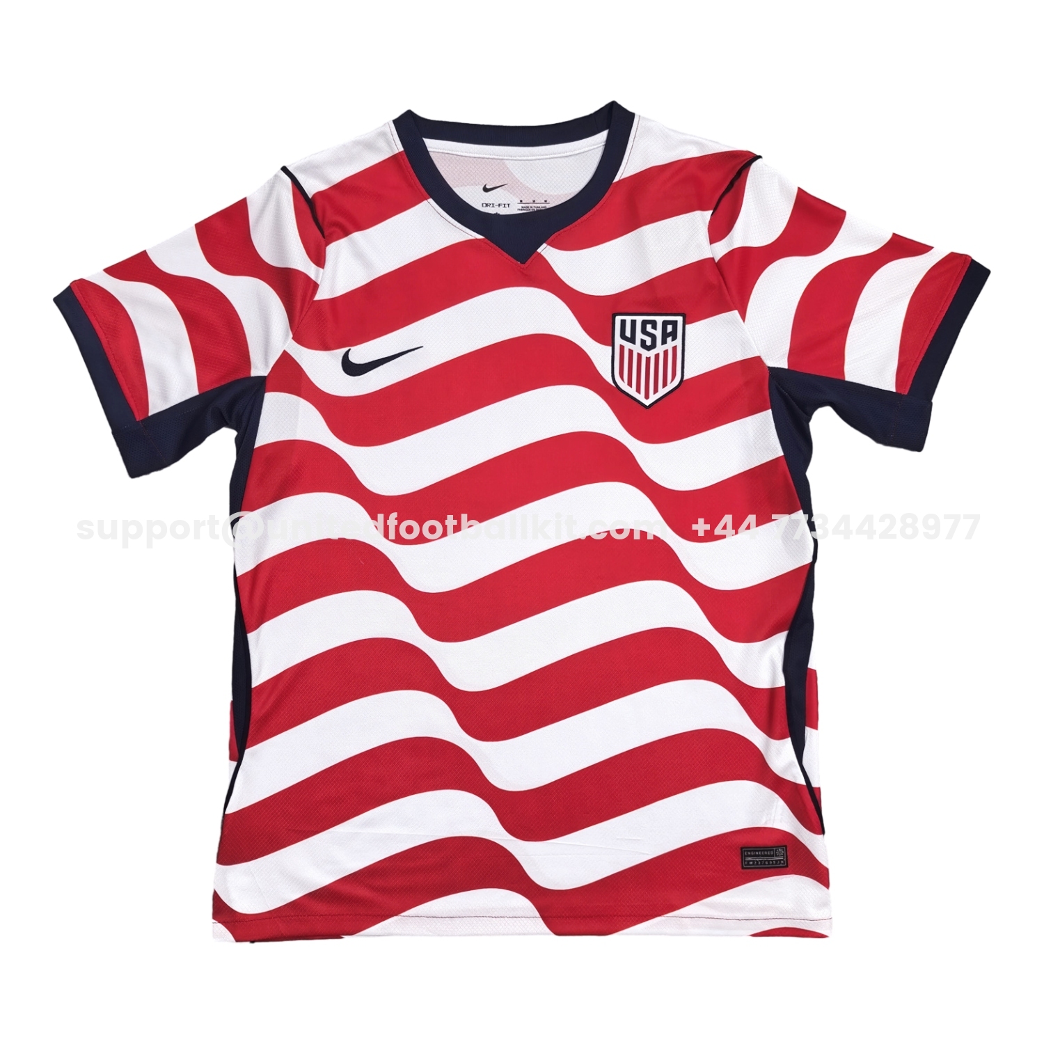 Unitedfootballkit.com | 【Stripes on Both Sides】United States USA 2026 Home Jersey - Fans Version -Customize Name, Number and Patch | Worldwide Shipping