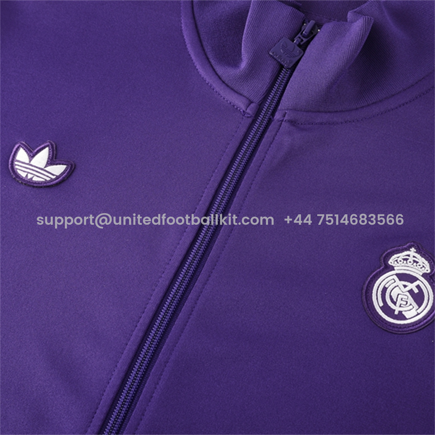 Unitedfootballkit.com | Real Madrid 25-26 Purple Terrace Icon Jacket Training Tracksuit - Purple Jackets & Pants -Customize Name, Number and Patch | Worldwide Shipping