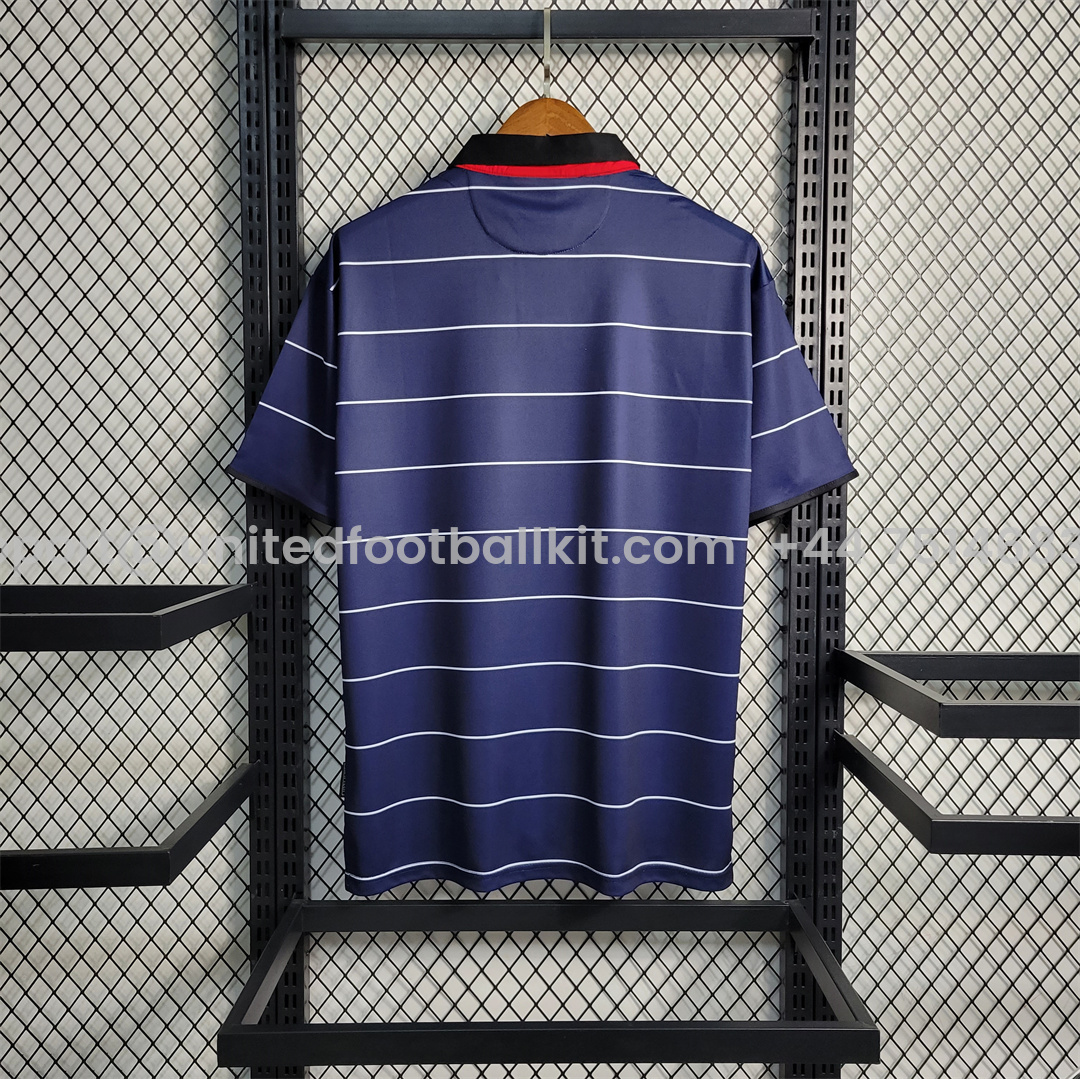 Unitedfootballkit.com | Retro Manchester United 99-00 Away Jersey -Customize Name, Number and Patch | Worldwide Shipping