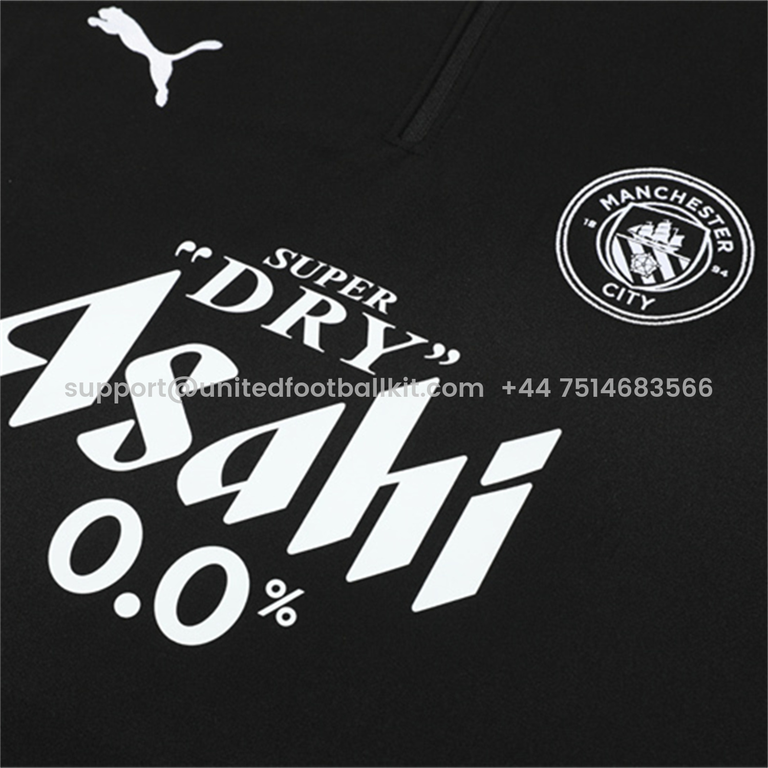 Unitedfootballkit.com | Manchester City 25-26 Kids Long Sleeve Training Set - Black Top & Black Pants -Customize Name, Number and Patch | Worldwide Shipping