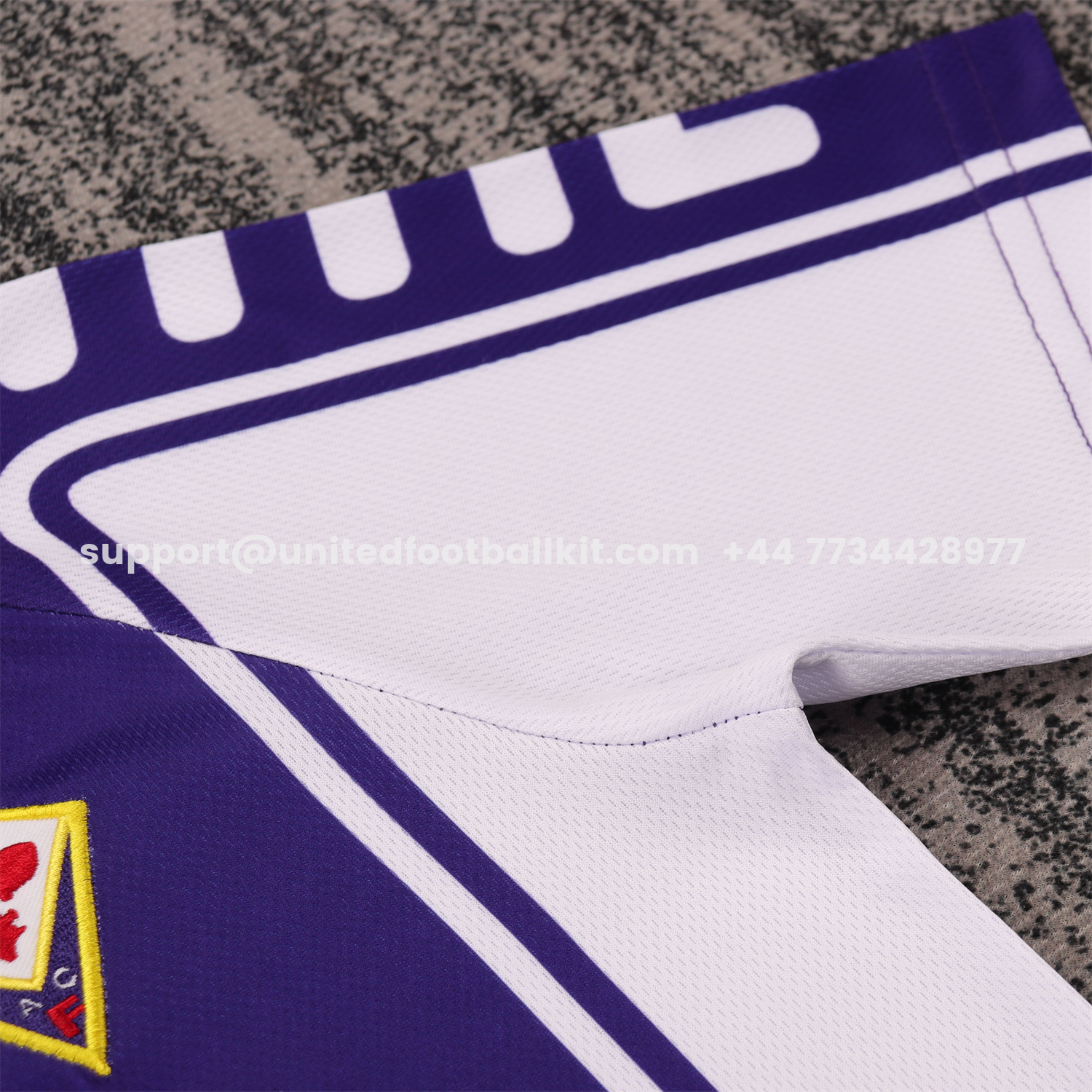 Unitedfootballkit.com | Retro Fiorentina 1999-00 Home Kids Kit -Customize Name, Number and Patch | Worldwide Shipping