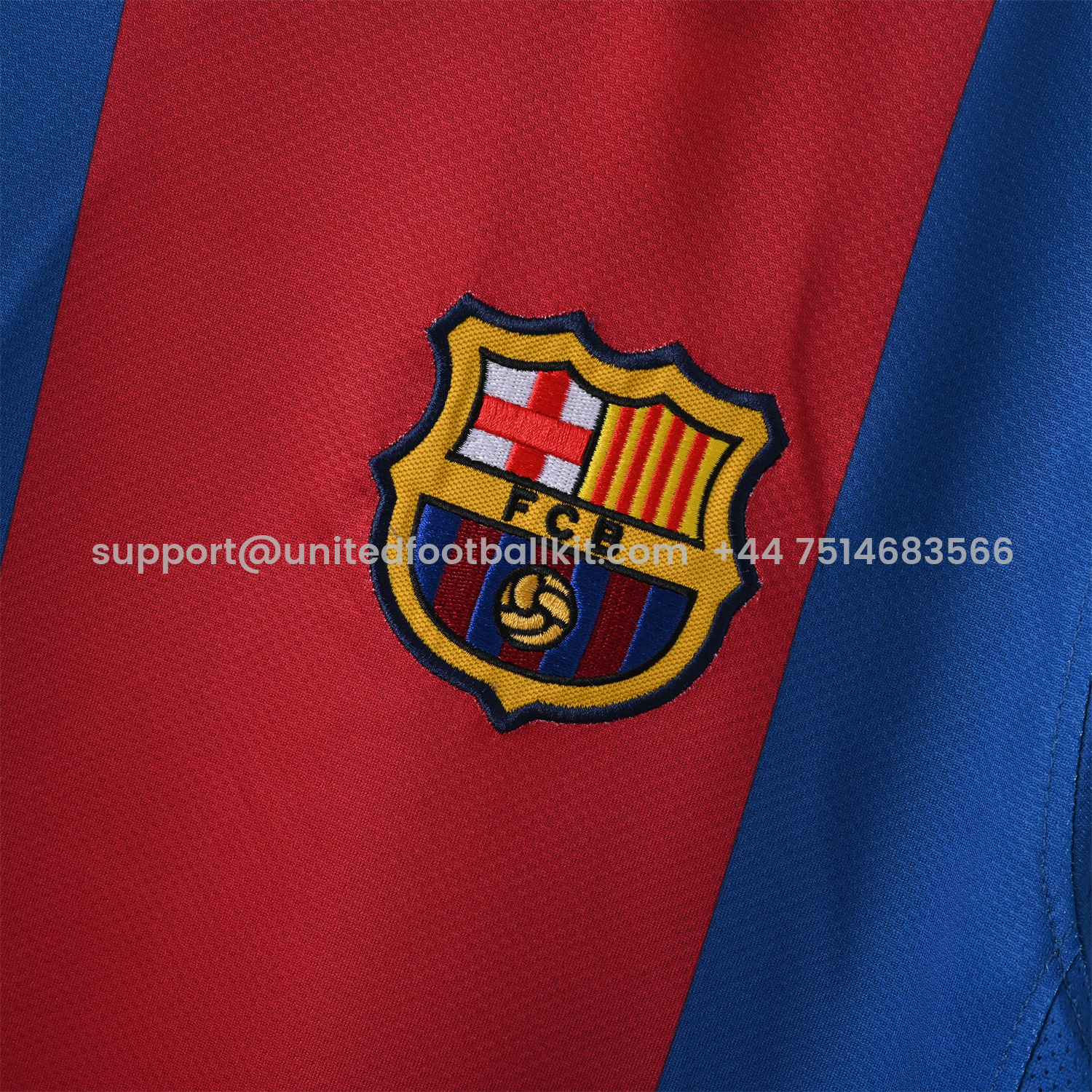 Unitedfootballkit.com | Retro Barcelona 06-07 Home Unsponsored Jersey -Customize Name, Number and Patch | Worldwide Shipping