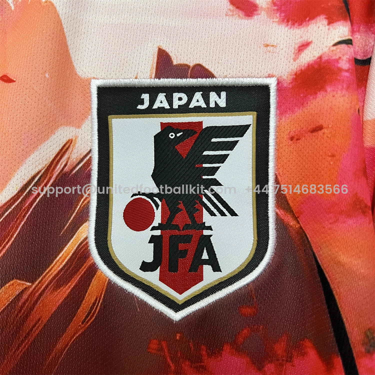 Unitedfootballkit.com | Japan 2024 Cherry Blossoms under Mount Fuji Jersey - Fans Version -Customize Name, Number and Patch | Worldwide Shipping