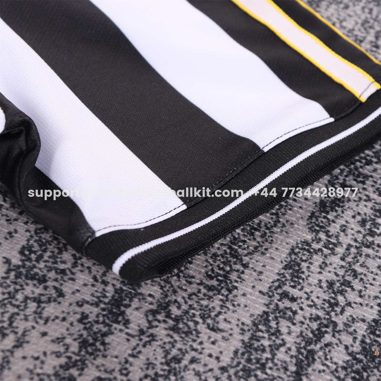 Unitedfootballkit.com | Retro Newcastle United 1997-99 Home Kids Kit -Customize Name, Number and Patch | Worldwide Shipping