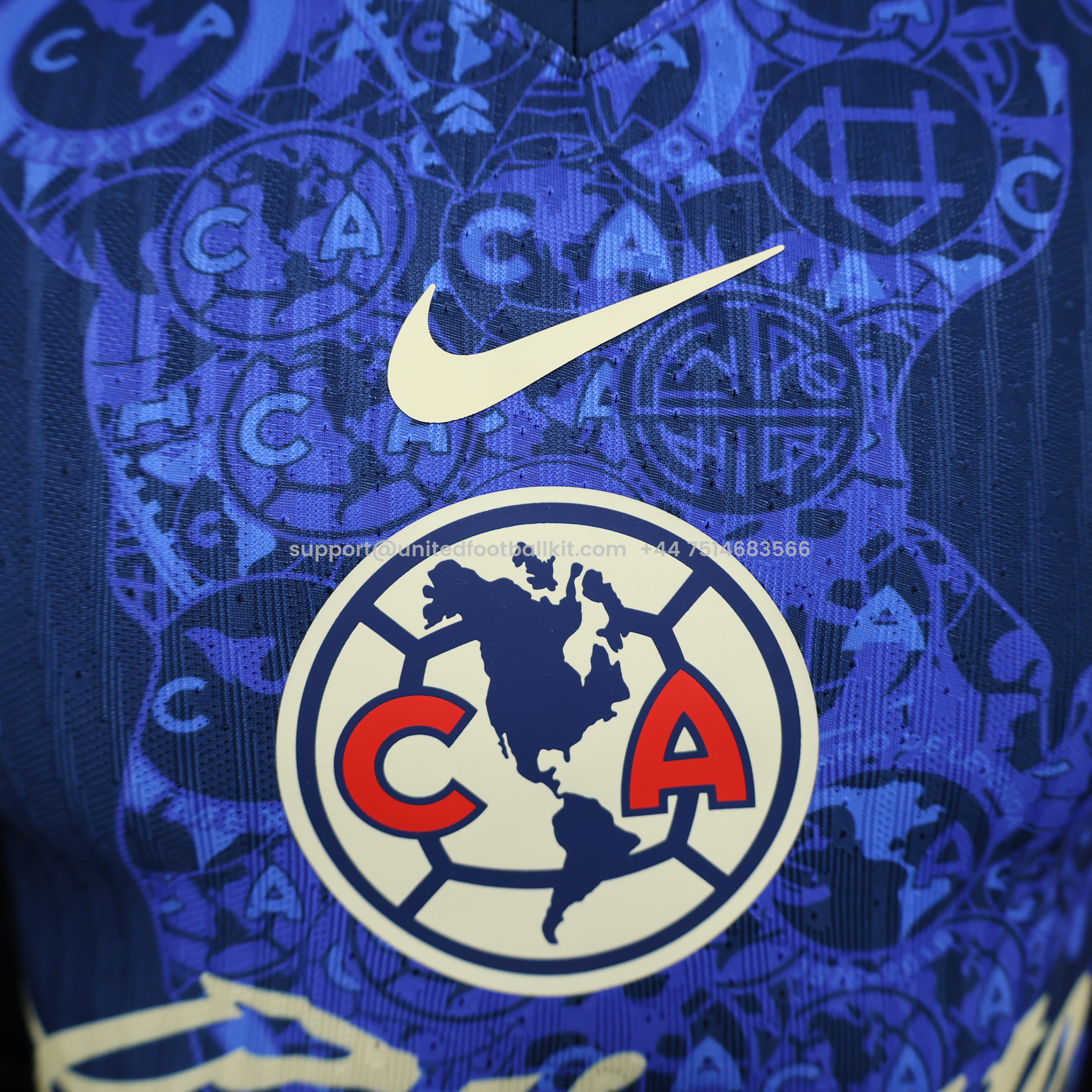 Unitedfootballkit.com | Club América 24-25 Away Jersey - Player Version -Customize Name, Number and Patch | Worldwide Shipping