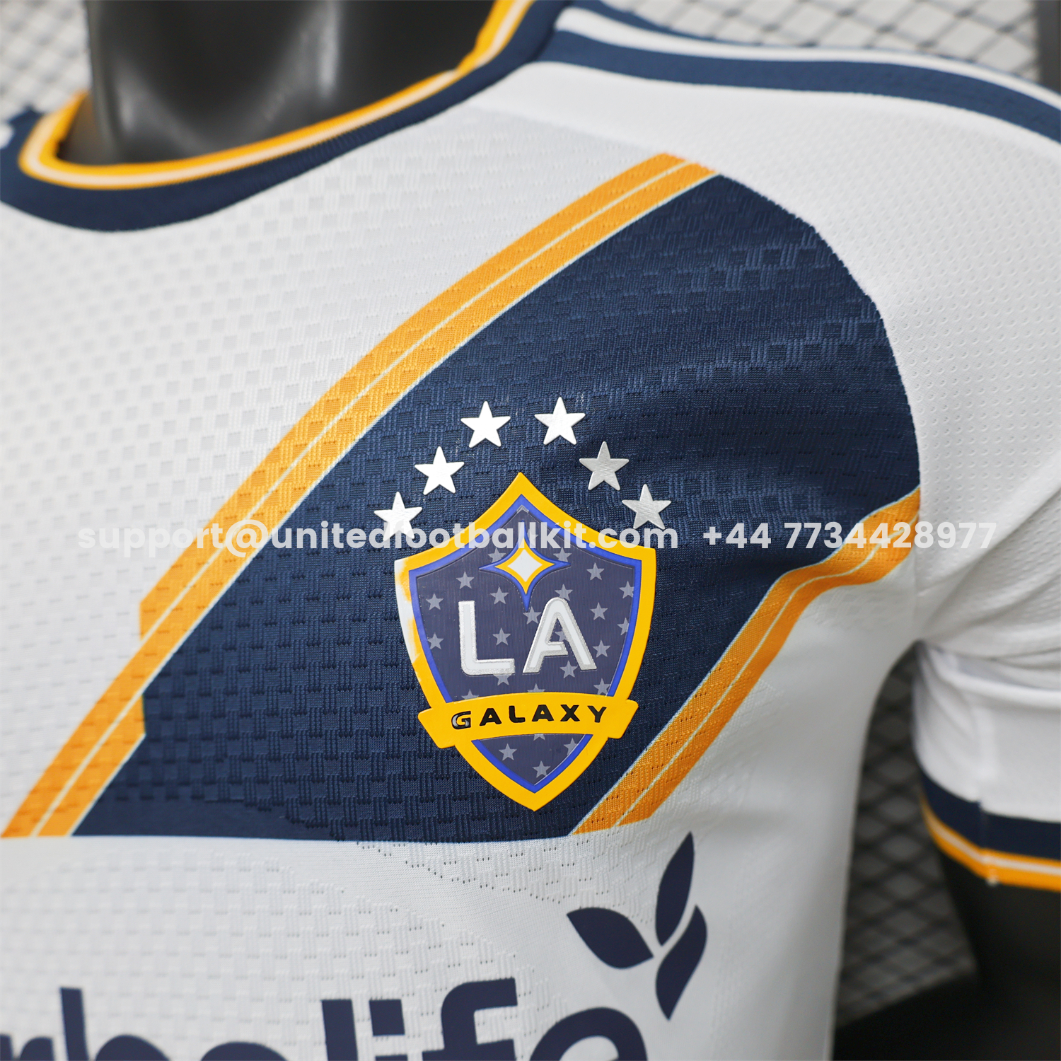 Unitedfootballkit.com | LA Galaxy 26-27 Home Jersey - Player Version -Customize Name, Number and Patch | Worldwide Shipping