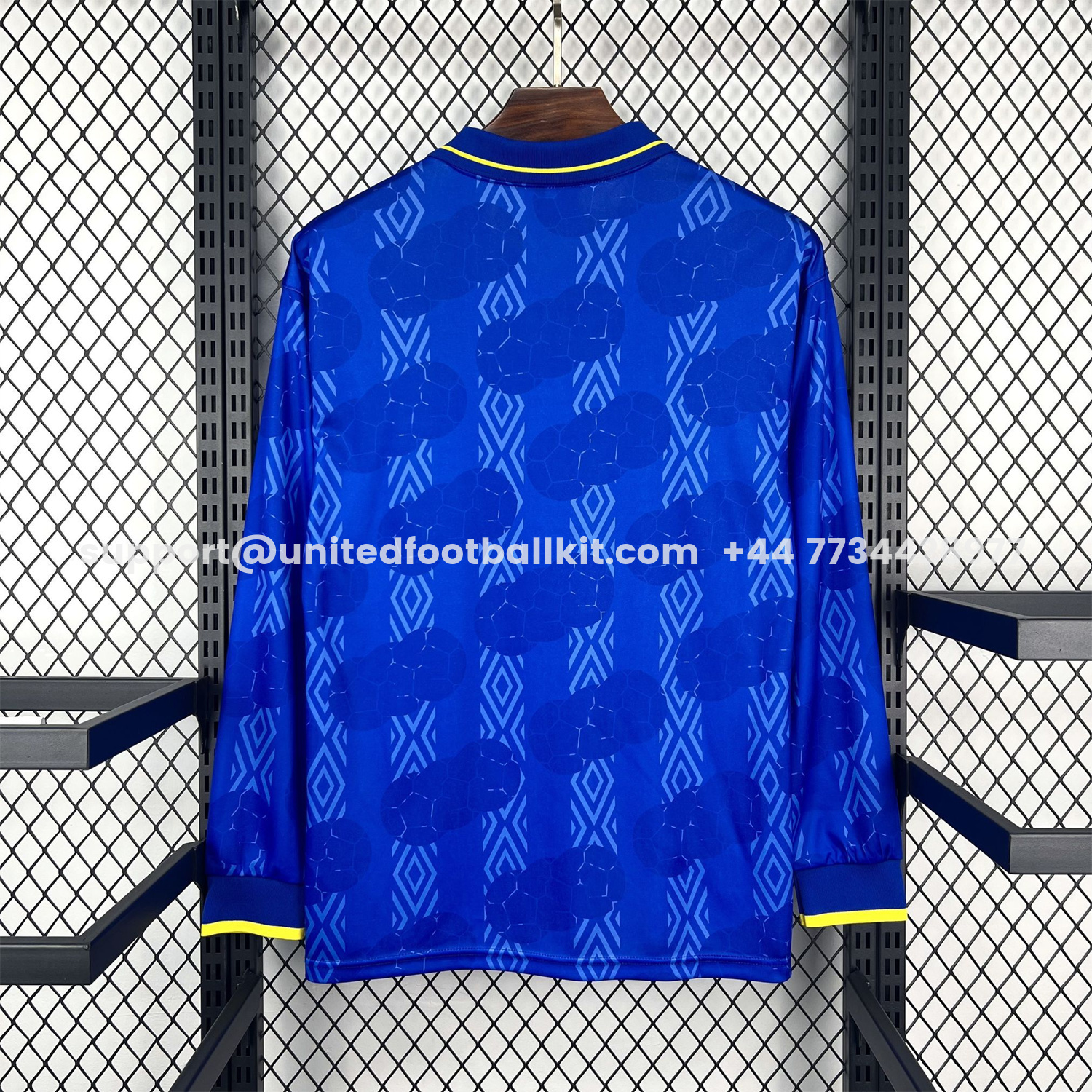 Unitedfootballkit.com | Retro Colombia 1994 Away Long Sleeves Jersey -Customize Name, Number and Patch | Worldwide Shipping