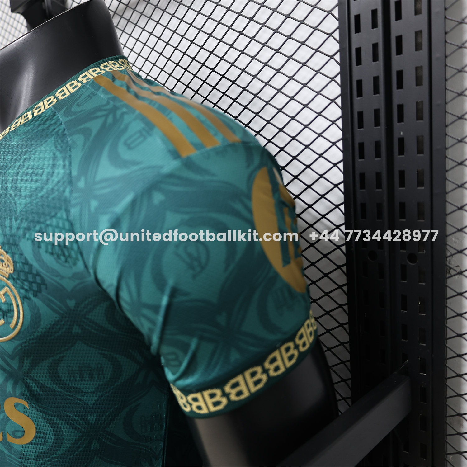 Unitedfootballkit.com | Real Madrid 25-26 Dark Green Logos Special Jersey - Player Version -Customize Name, Number and Patch | Worldwide Shipping