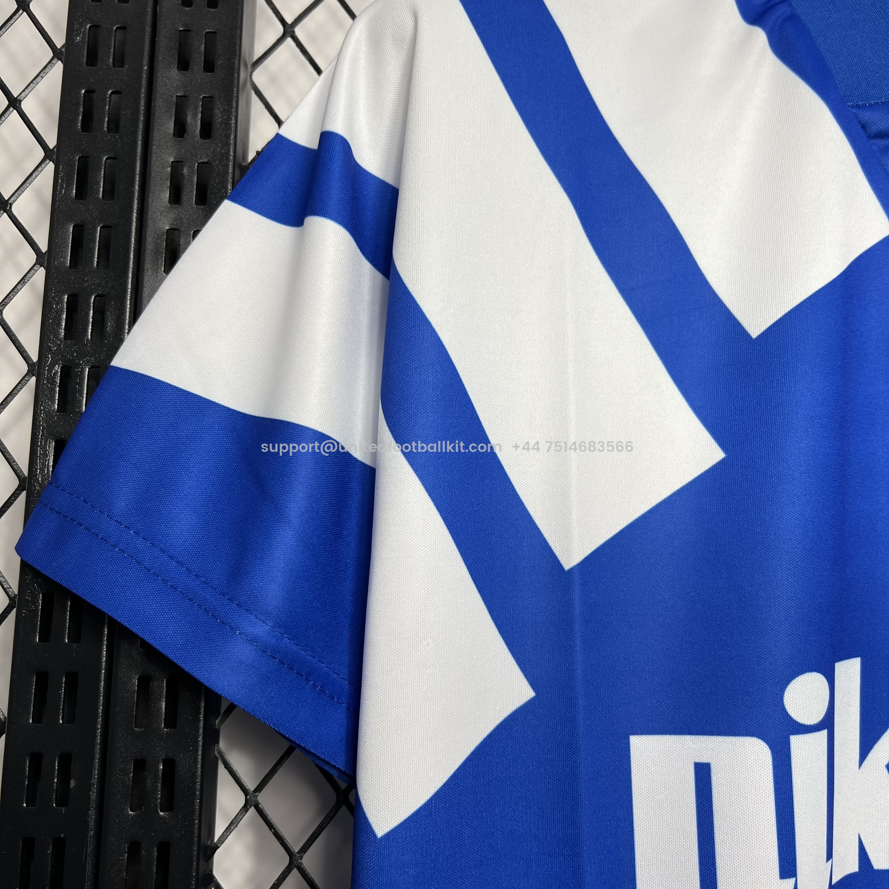 Unitedfootballkit.com | Retro Real Zaragoza 1992-93 Away Jersey -Customize Name, Number and Patch | Worldwide Shipping