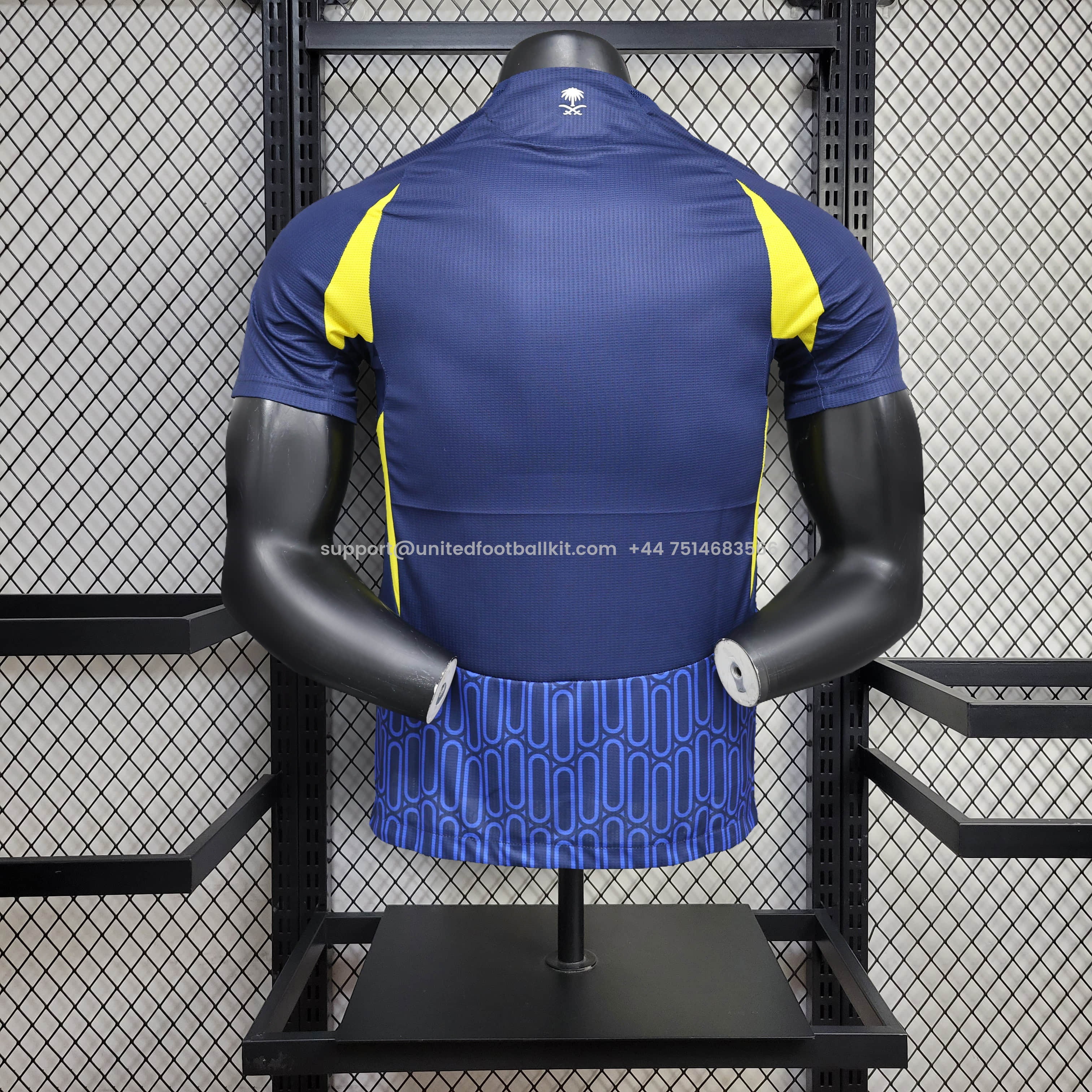 Unitedfootballkit.com | Al Nassr Riyadh Victory 24-25 Away Jersey - Player Version -Customize Name, Number and Patch | Worldwide Shipping