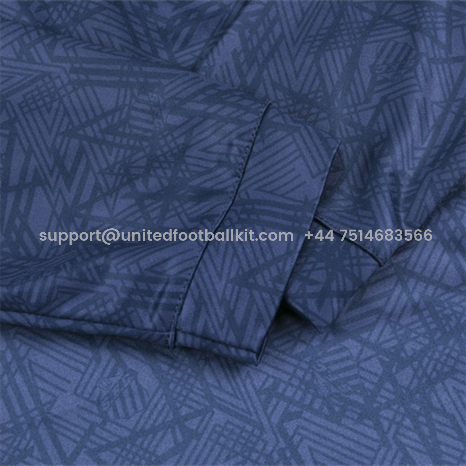 Unitedfootballkit.com | Santos 24-25 Long Sleeve Training Set - Deep Blue -Customize Name, Number and Patch | Worldwide Shipping