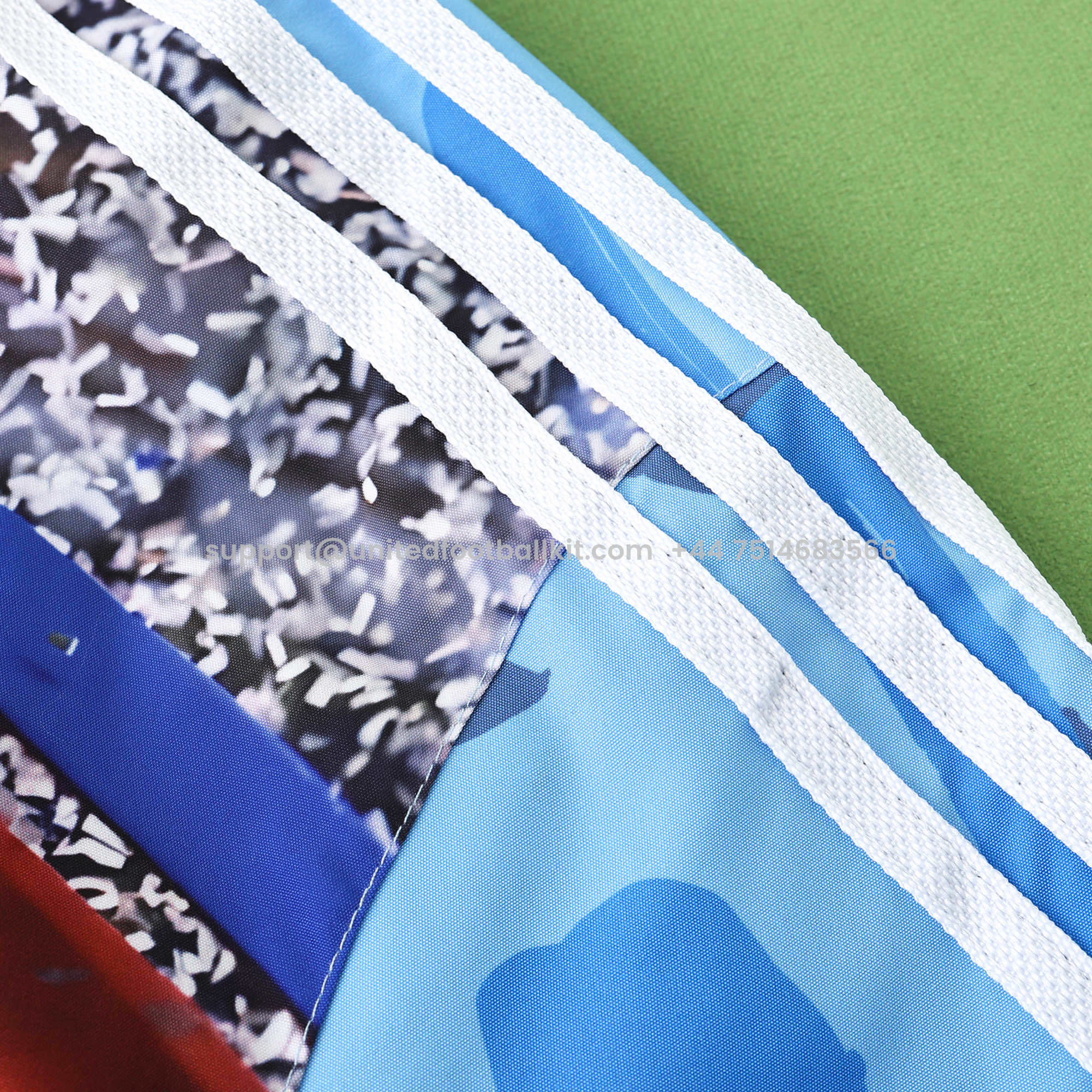 Unitedfootballkit.com | Argentina 24-25 Blue Double Sided Reversible Windbreaker - 2024 Copa America Championship -Customize Name, Number and Patch | Worldwide Shipping