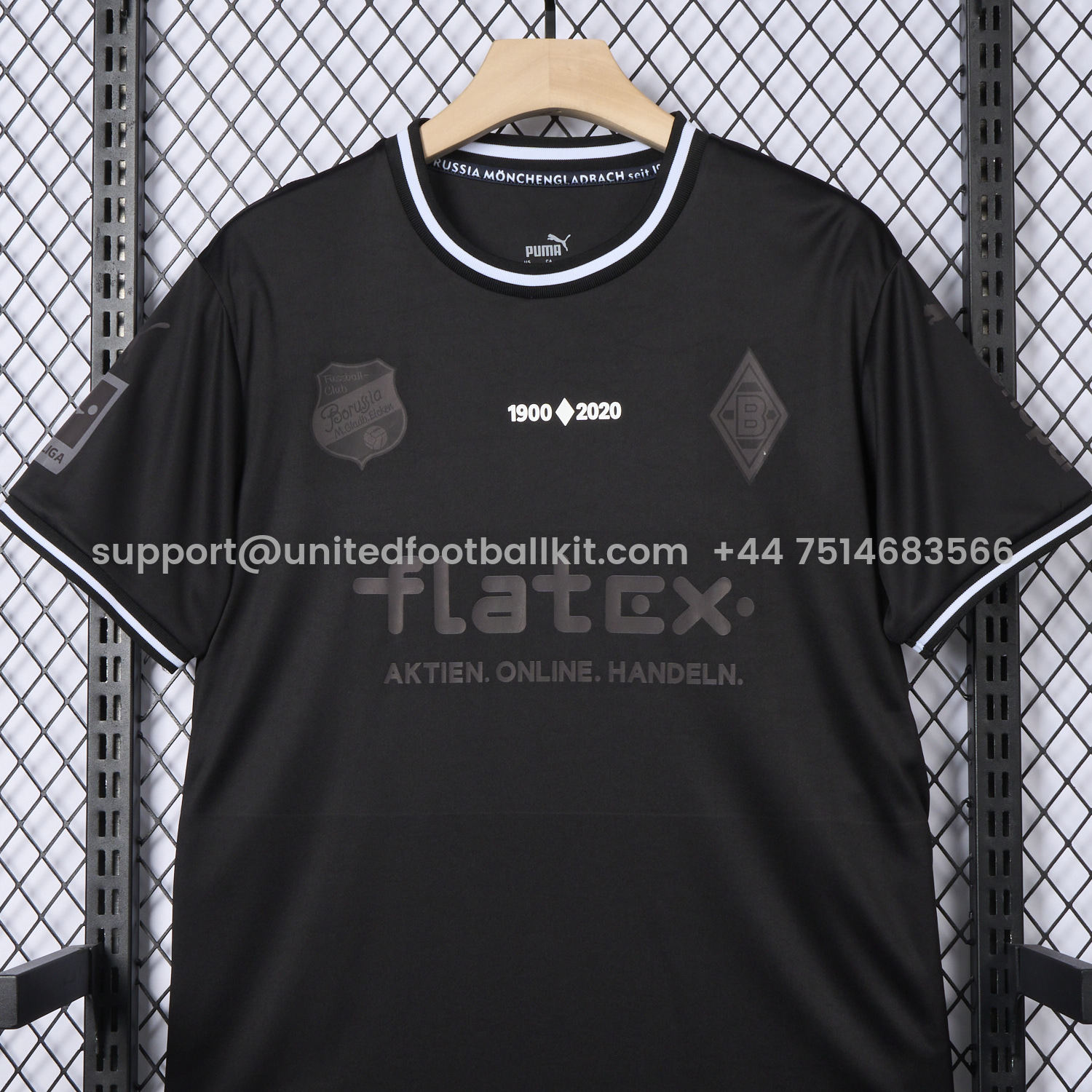 Unitedfootballkit.com | Retro Borussia Mönchengladbach 2020-21 120th Anniversary Jersey -Customize Name, Number and Patch | Worldwide Shipping