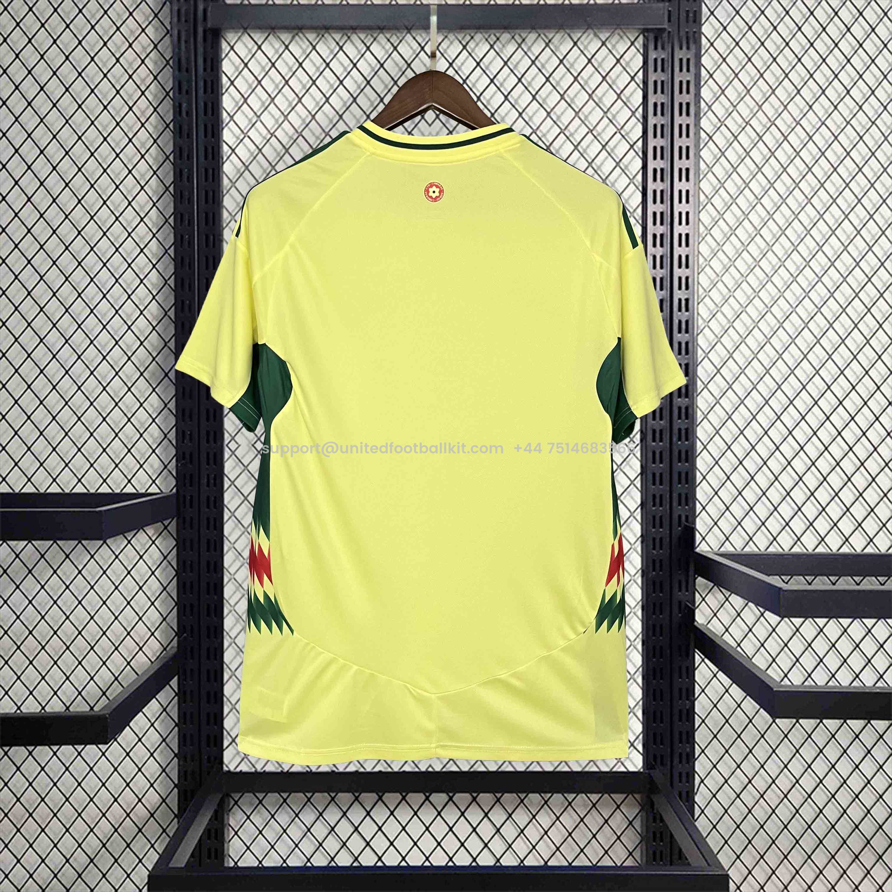 Unitedfootballkit.com | Wales 2024 Away Stadium Jersey - Fans Version -Customize Name, Number and Patch | Worldwide Shipping