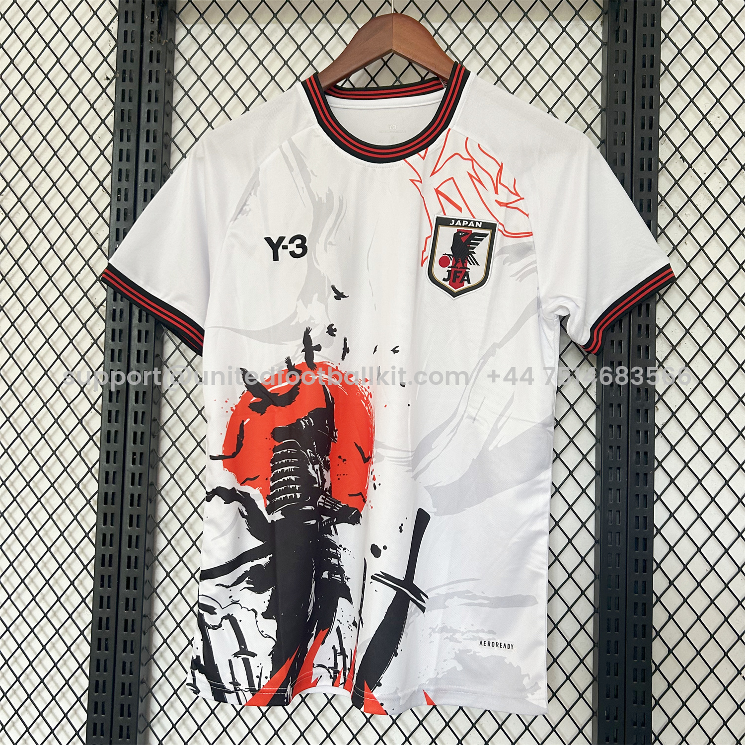 Unitedfootballkit.com | Japan 25-26 Y-3 Sunset Warrior and Crow White Special Jersey - Fans Version -Customize Name, Number and Patch | Worldwide Shipping