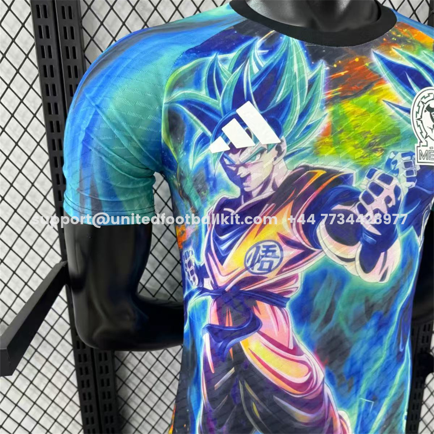 Unitedfootballkit.com | Mexico 25-26 Dragon Ball Goku And Bejita Special Jersey - Player Version -Customize Name, Number and Patch | Worldwide Shipping