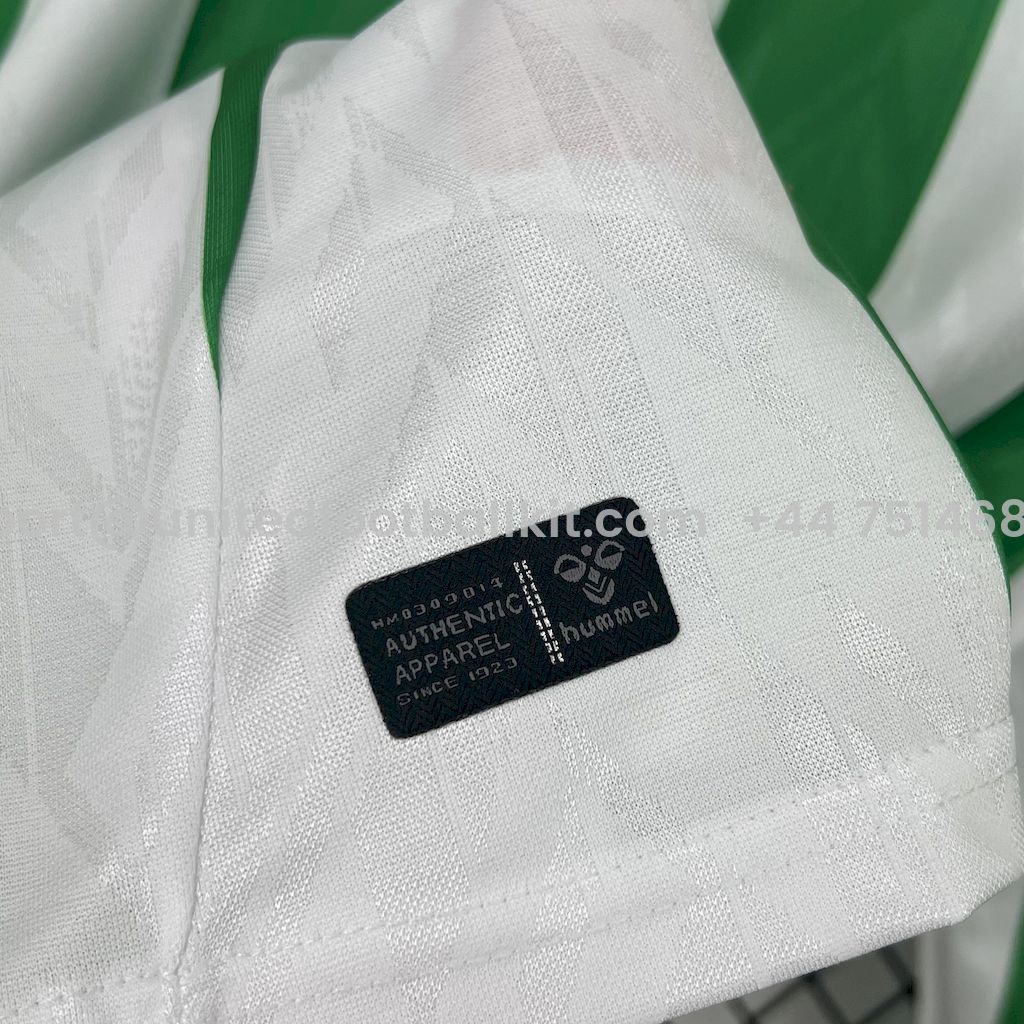 Unitedfootballkit.com | Real Betis 24-25 Home Unsponsored Long Sleeves Jersey - Fans Version -Customize Name, Number and Patch | Worldwide Shipping