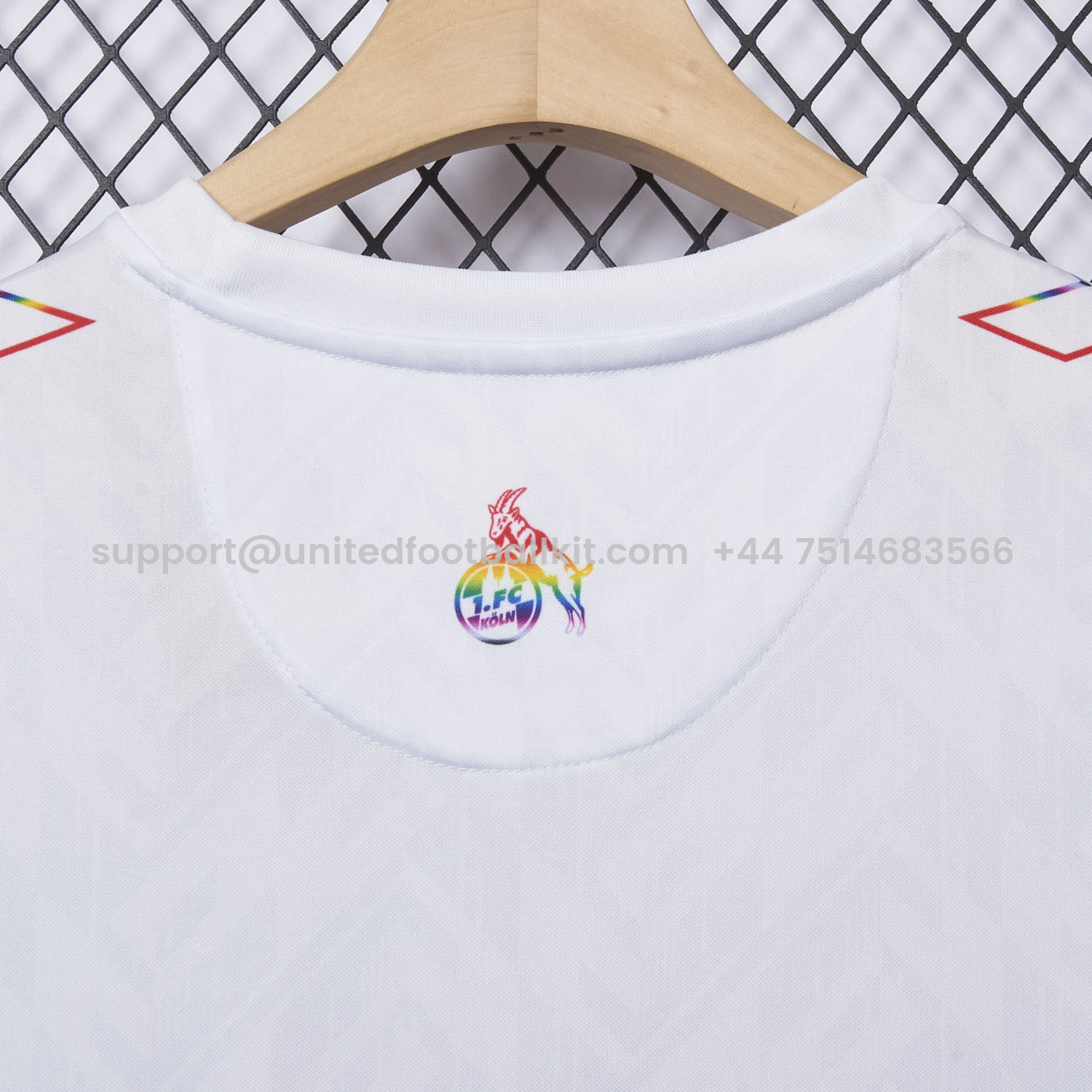 Unitedfootballkit.com | 1. FC Köln 2024-25 Pride Diversity Special Edition Jersey - Fans Version -Customize Name, Number and Patch | Worldwide Shipping