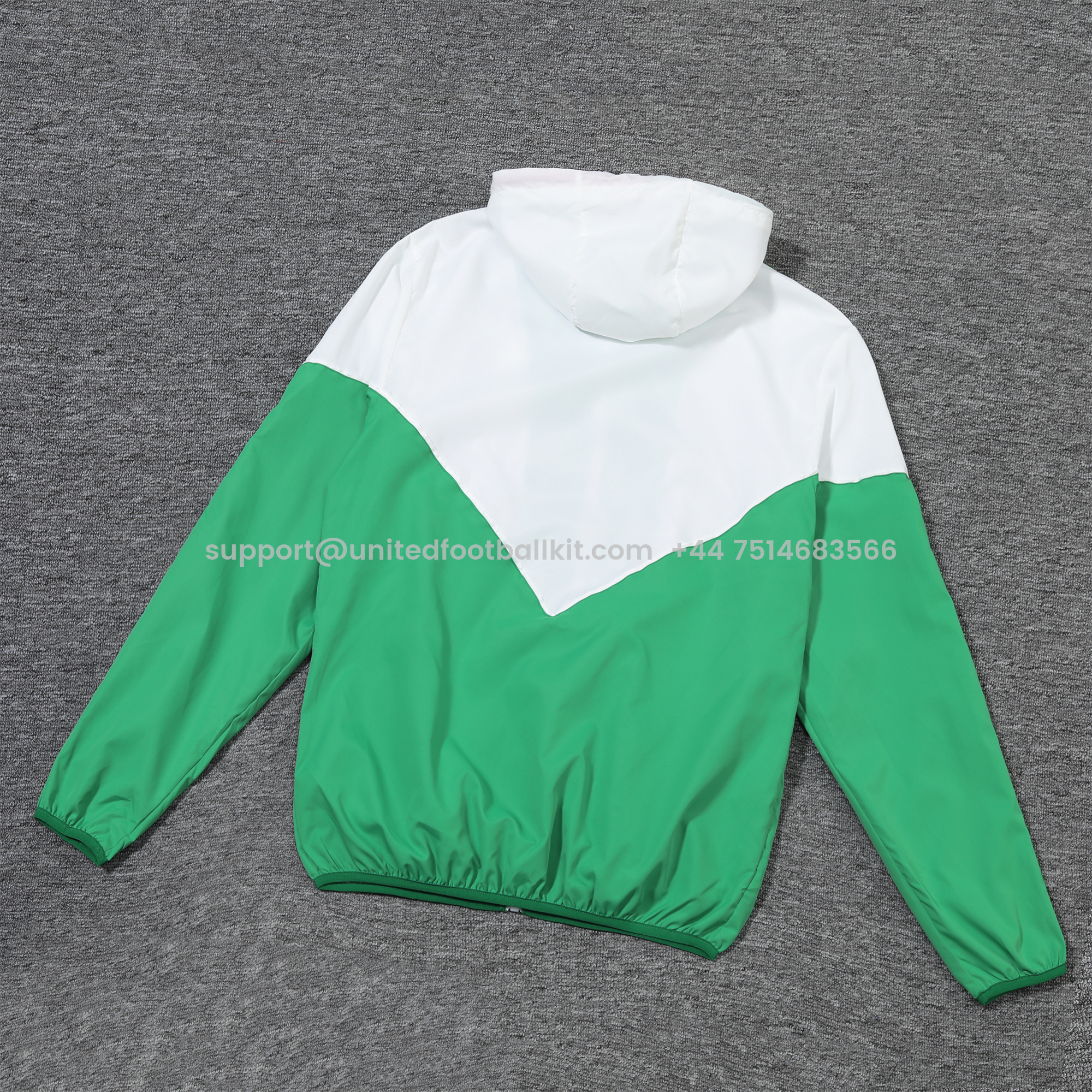 Unitedfootballkit.com | Mexico 2024 National Team Anthem Green Hooded Windbreaker - Player Version -Customize Name, Number and Patch | Worldwide Shipping