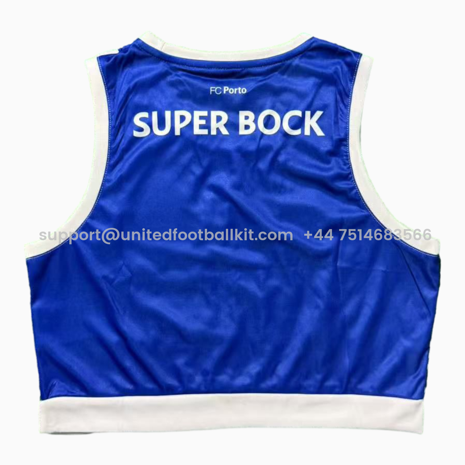 Unitedfootballkit.com | Women's Porto 25-26 Home Yoga Vest -Customize Name, Number and Patch | Worldwide Shipping