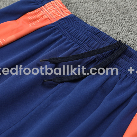 Unitedfootballkit.com | Manchester United 24-25 Long Sleeve Training Set - Deep Blue -Customize Name, Number and Patch | Worldwide Shipping