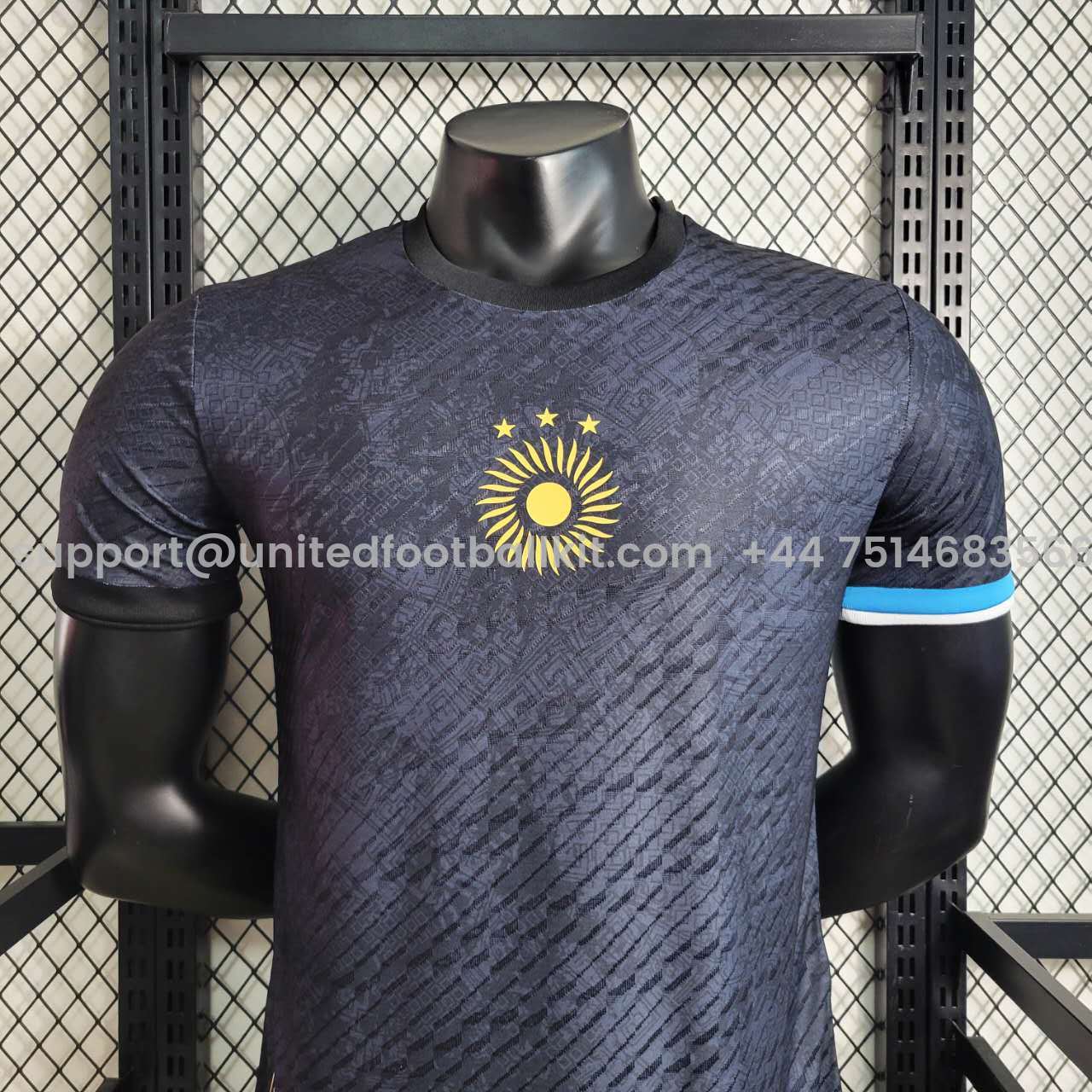 Unitedfootballkit.com | Argentina La Pulga Limited Edition Jersey - Player Version -Customize Name, Number and Patch | Worldwide Shipping