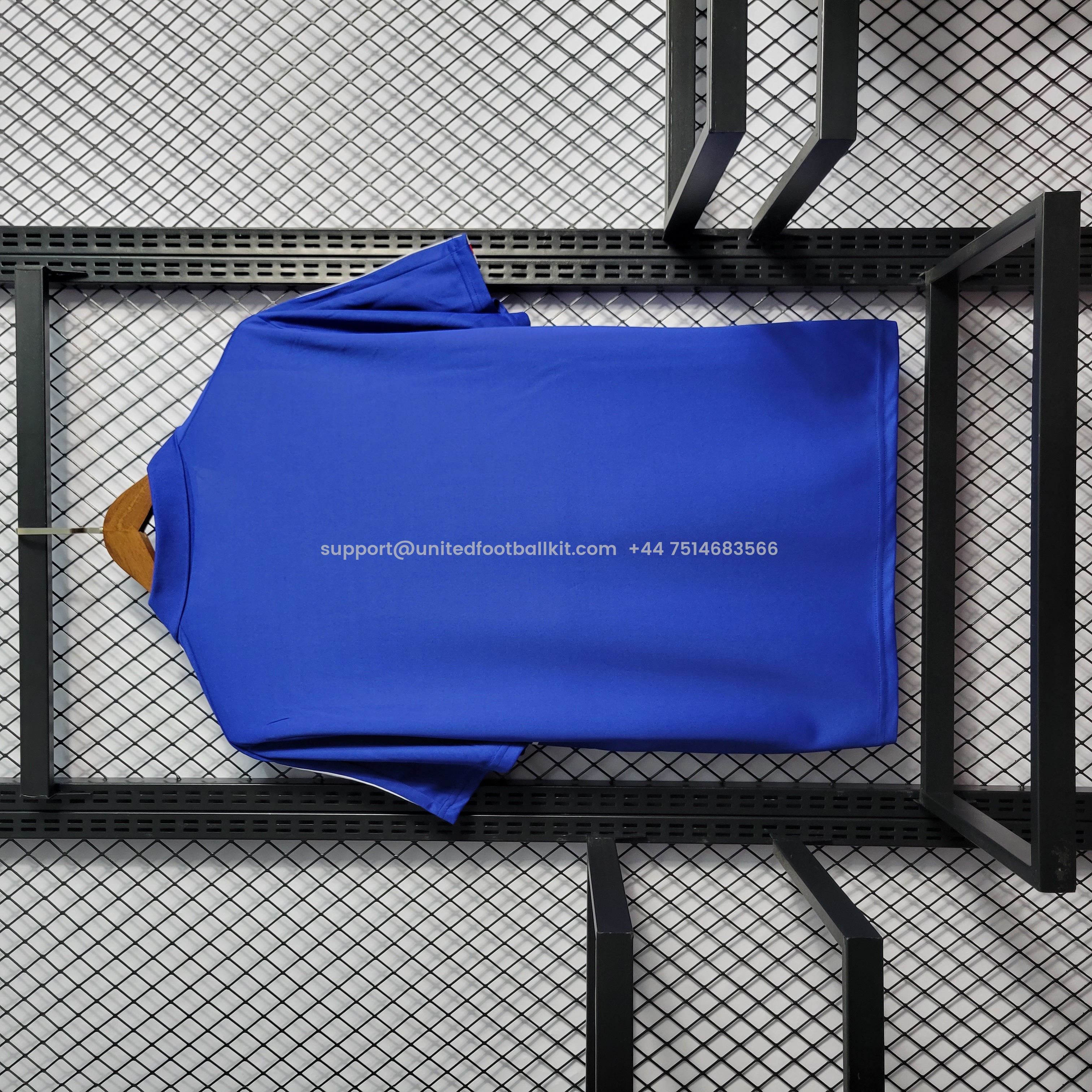 Unitedfootballkit.com | Retro France 1984 Home Stadium Jersey -Customize Name, Number and Patch | Worldwide Shipping