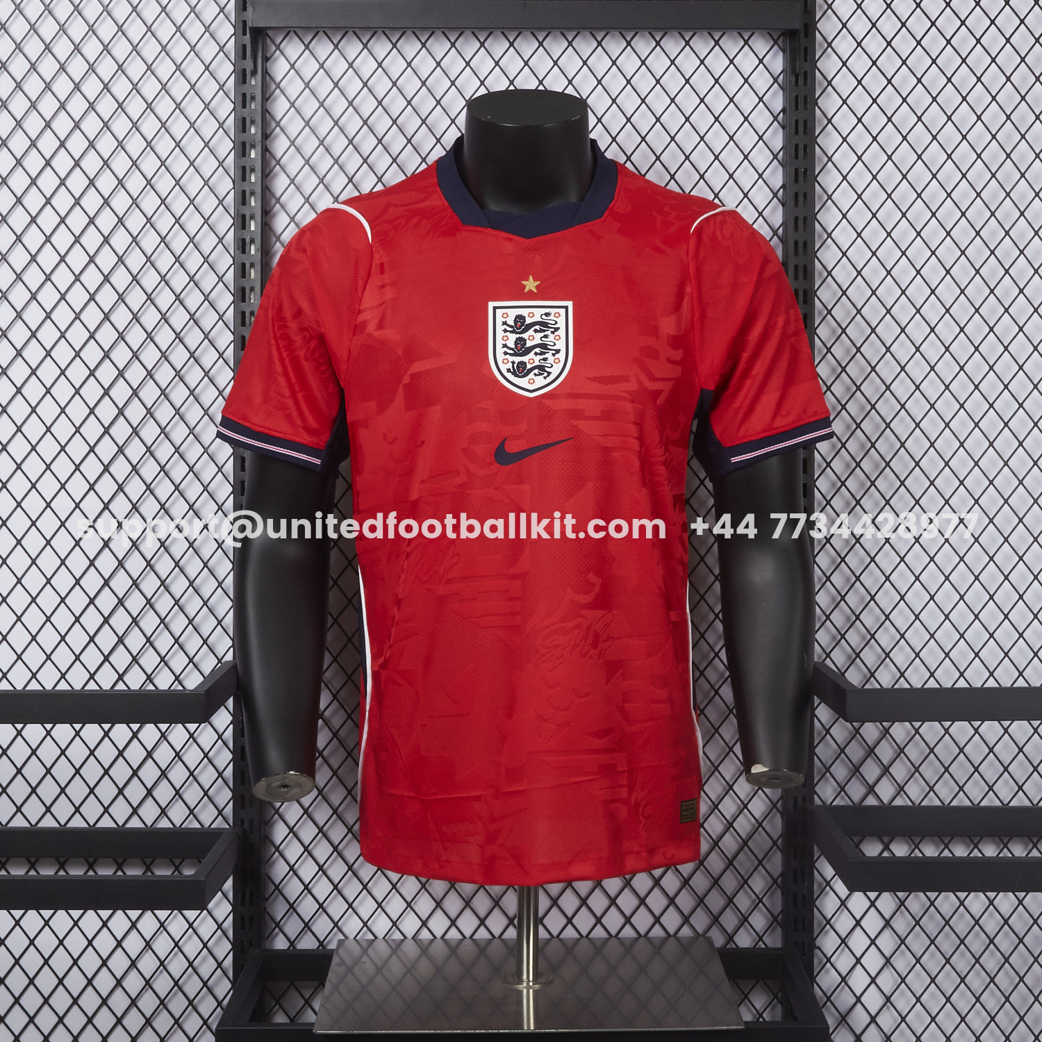 Unitedfootballkit.com | England 2026 Away Jersey - Player Version -Customize Name, Number and Patch | Worldwide Shipping