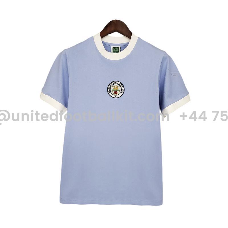 Unitedfootballkit.com | Retro Manchester City 1972 Home Stadium Jersey -Customize Name, Number and Patch | Worldwide Shipping