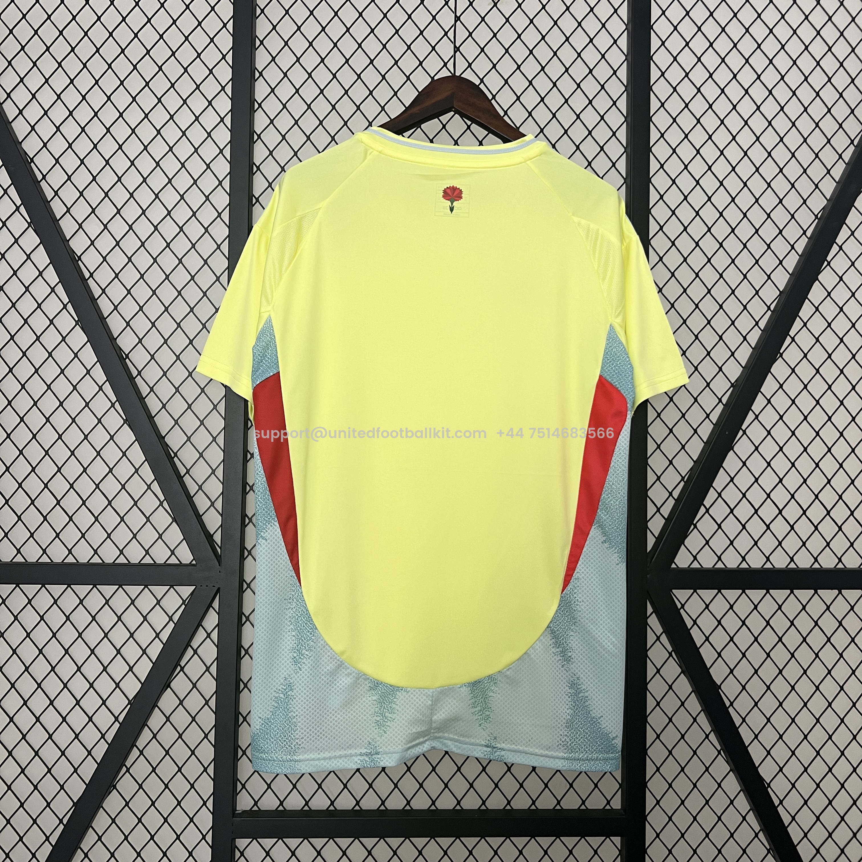 Unitedfootballkit.com | Spain 2024 Away Stadium Jersey - Fans Version -Customize Name, Number and Patch | Worldwide Shipping