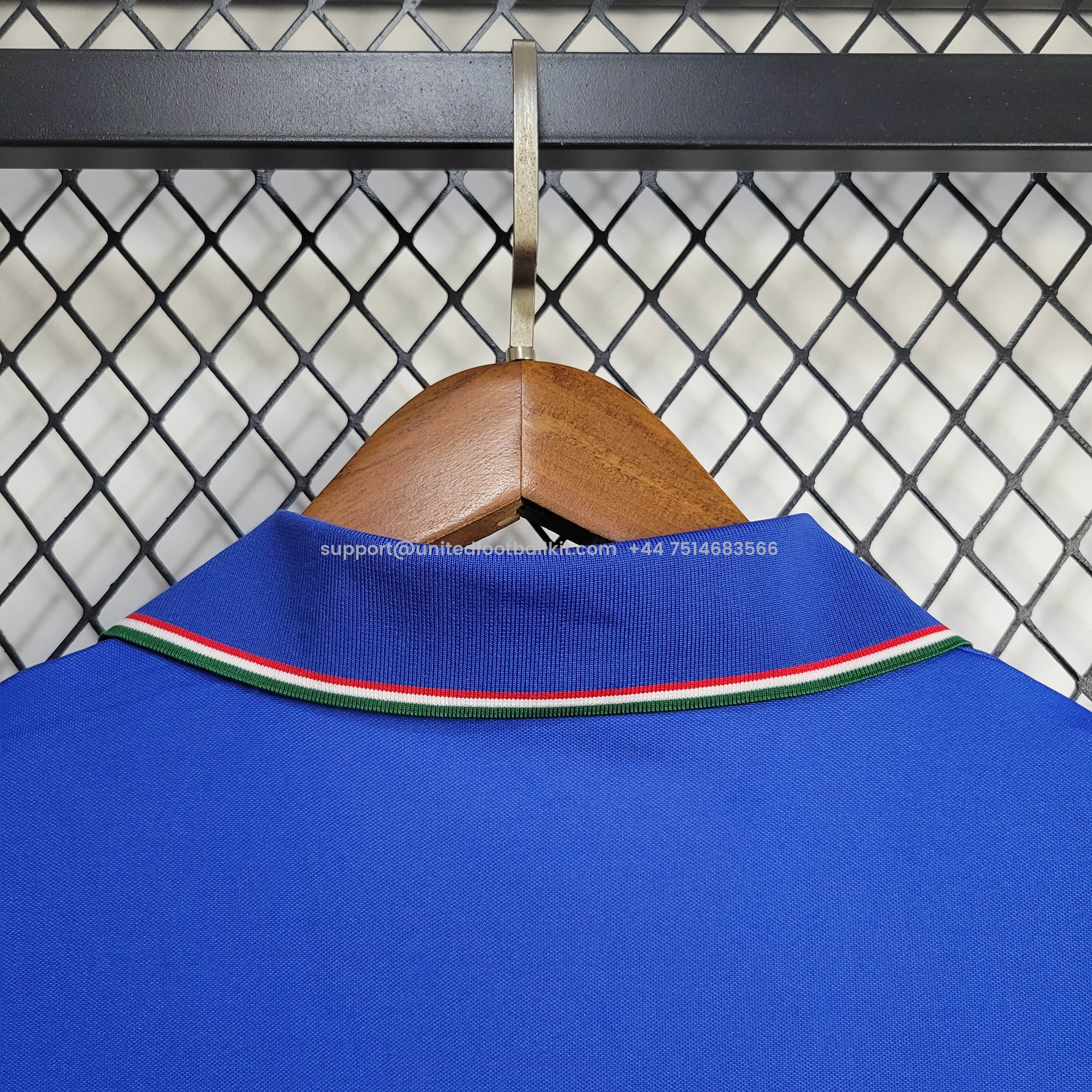 Unitedfootballkit.com | Retro Italy 1990 Home Stadium Jersey -Customize Name, Number and Patch | Worldwide Shipping