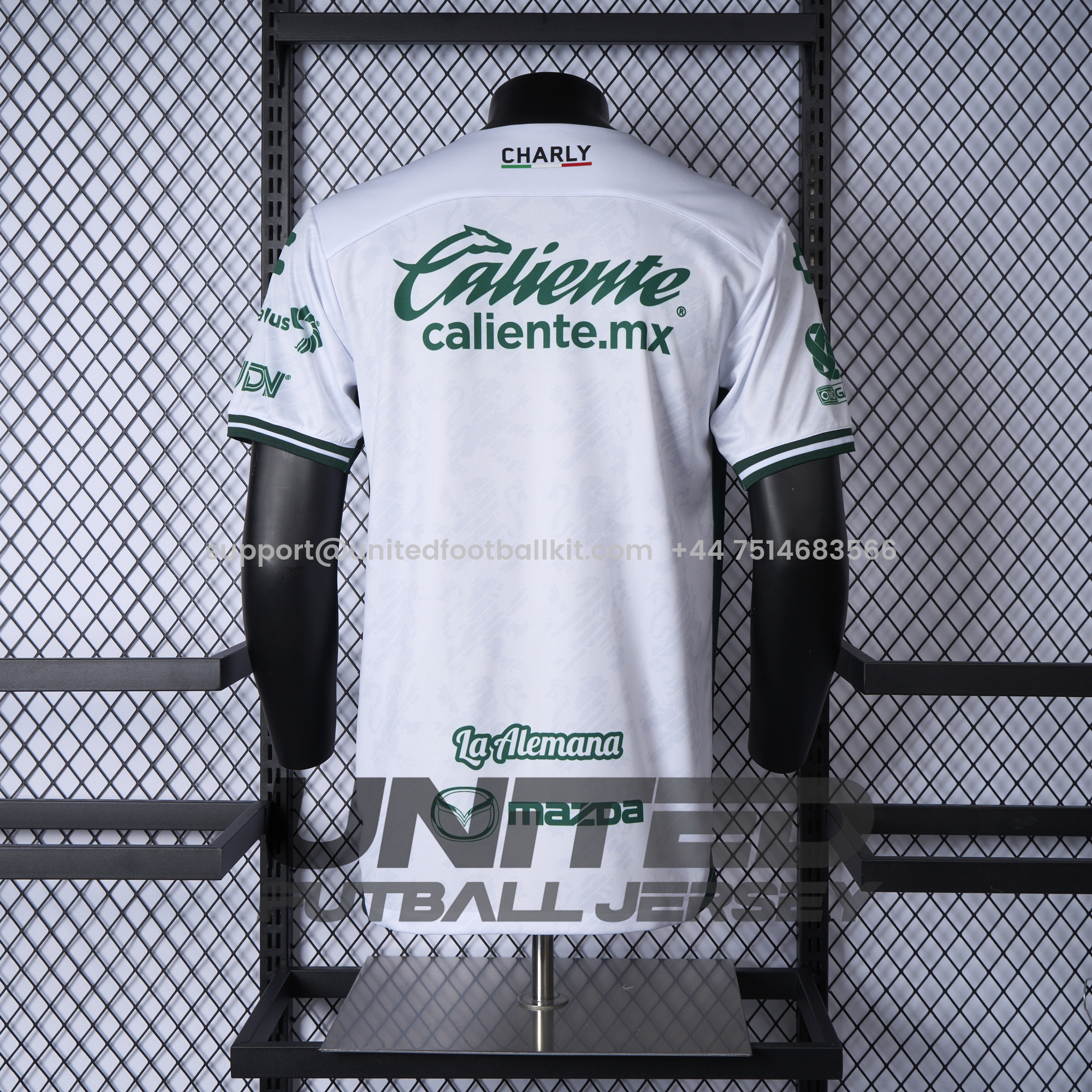 Unitedfootballkit.com | Club León Club Leon 24-25 Away Jersey - Player Version -Customize Name, Number and Patch | Worldwide Shipping