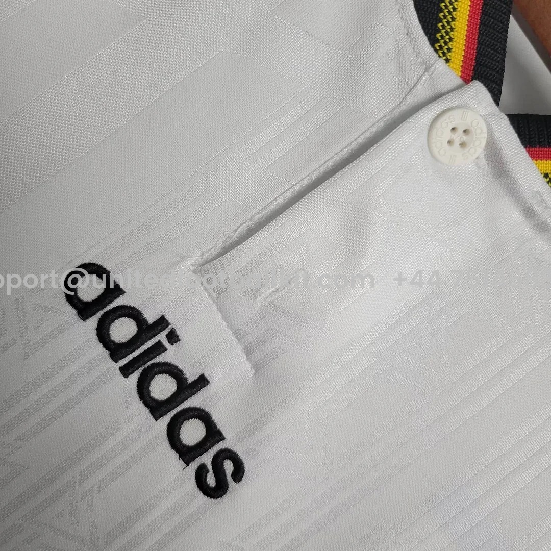 Unitedfootballkit.com | Retro Germany 1996 Home Stadium Jersey -Customize Name, Number and Patch | Worldwide Shipping