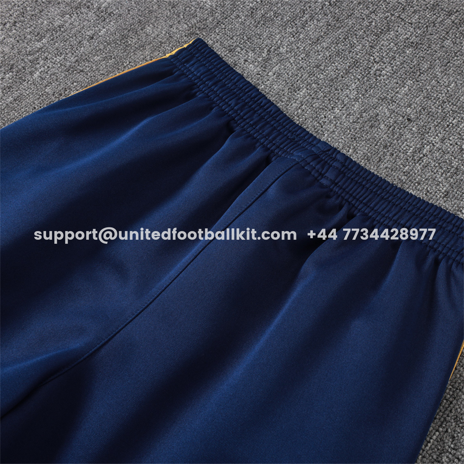 Unitedfootballkit.com | Real Madrid 26-27 Long Sleeves Training Set - Dark Blue Top And Pants -Customize Name, Number and Patch | Worldwide Shipping