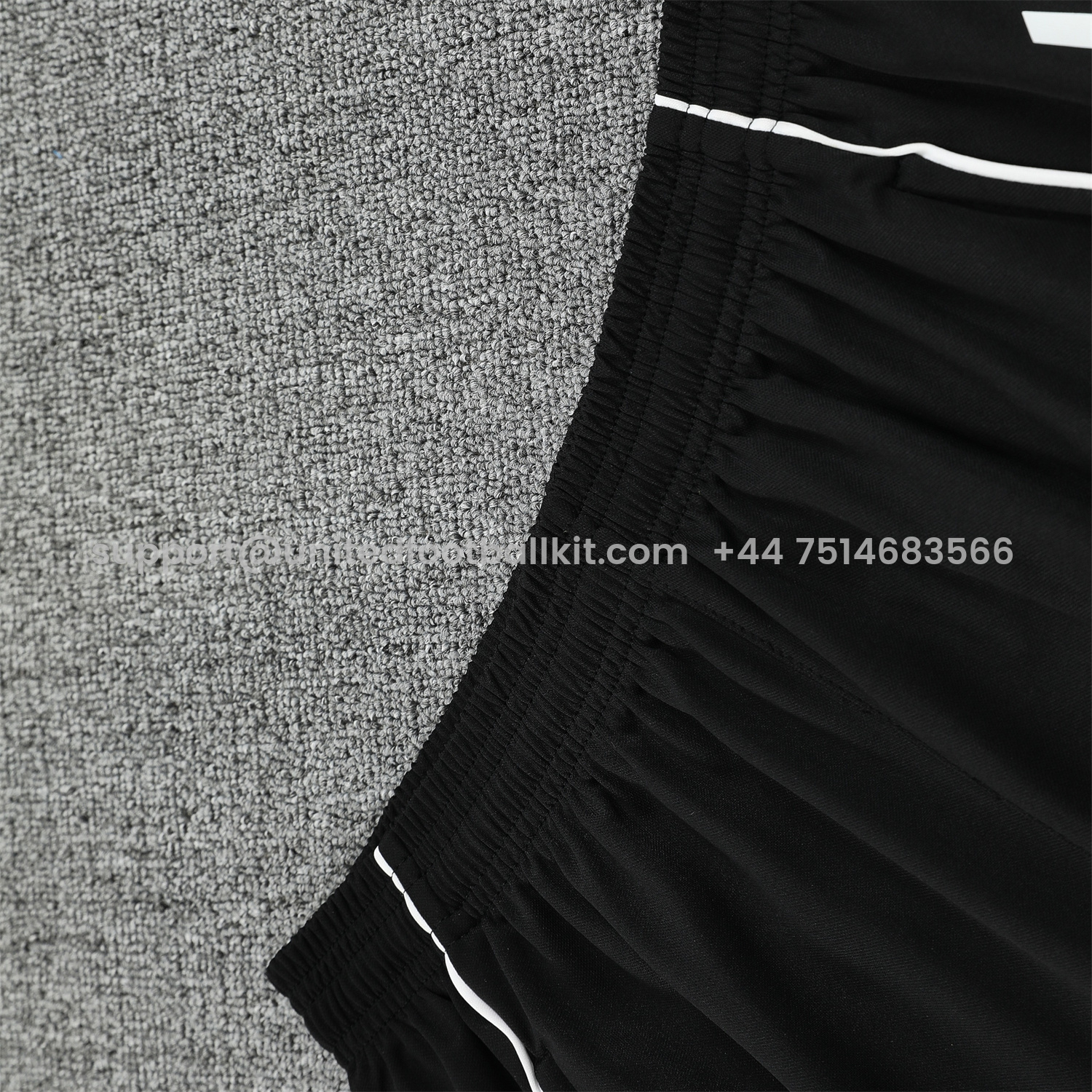 Unitedfootballkit.com | Real Madrid 25-26 Short-Sleeve Training Set - Blue Purple Curve Pattern Top & Black Shorts -Customize Name, Number and Patch | Worldwide Shipping