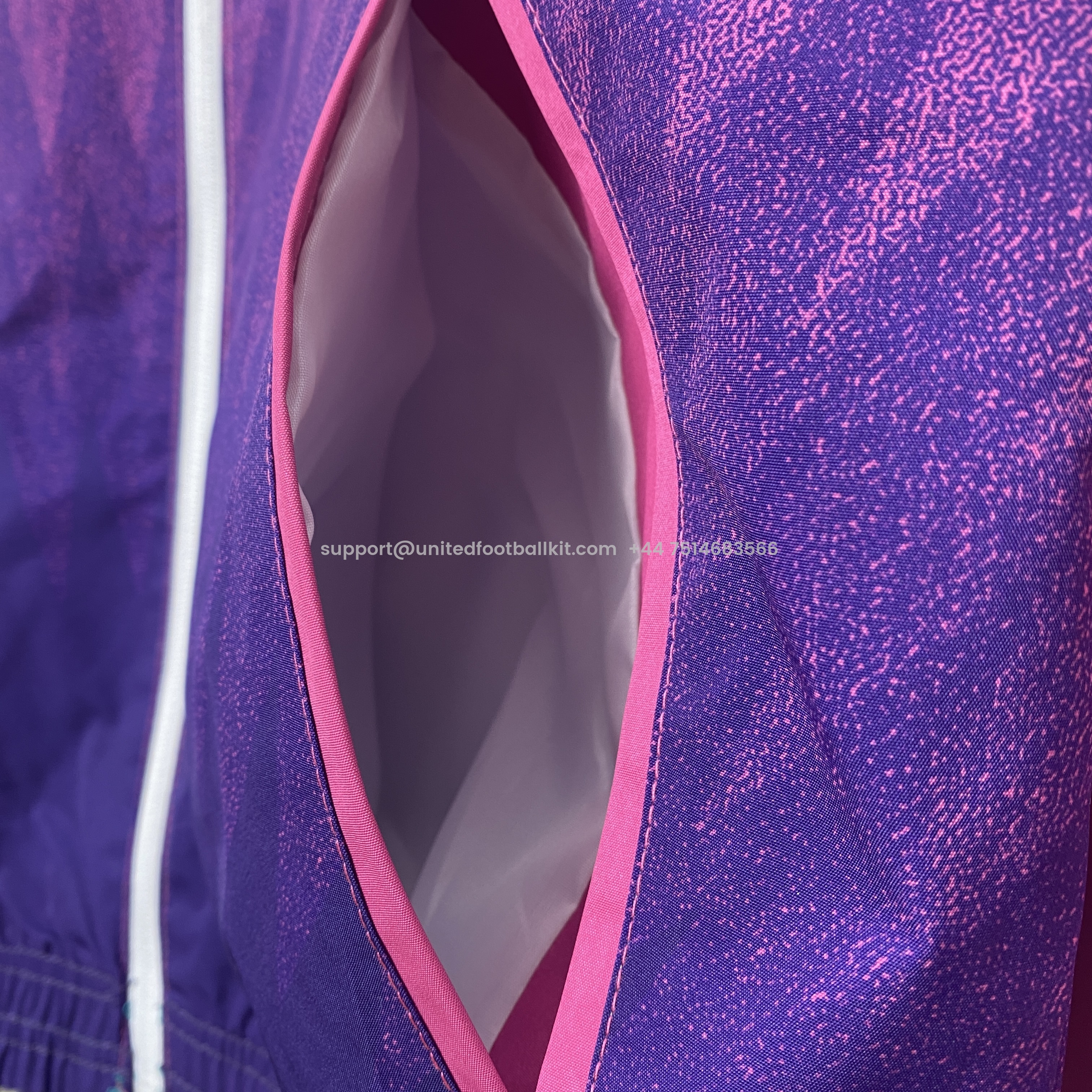 Unitedfootballkit.com | Germany 24-25 Double Sided Reversible Windbreaker - Pink & Vintage Green -Customize Name, Number and Patch | Worldwide Shipping