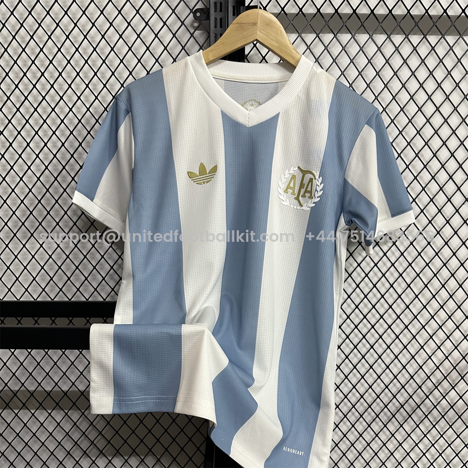 Unitedfootballkit.com | Argentina 24-25 Adi 50 Years Anniversary Jersey - Fans Version -Customize Name, Number and Patch | Worldwide Shipping
