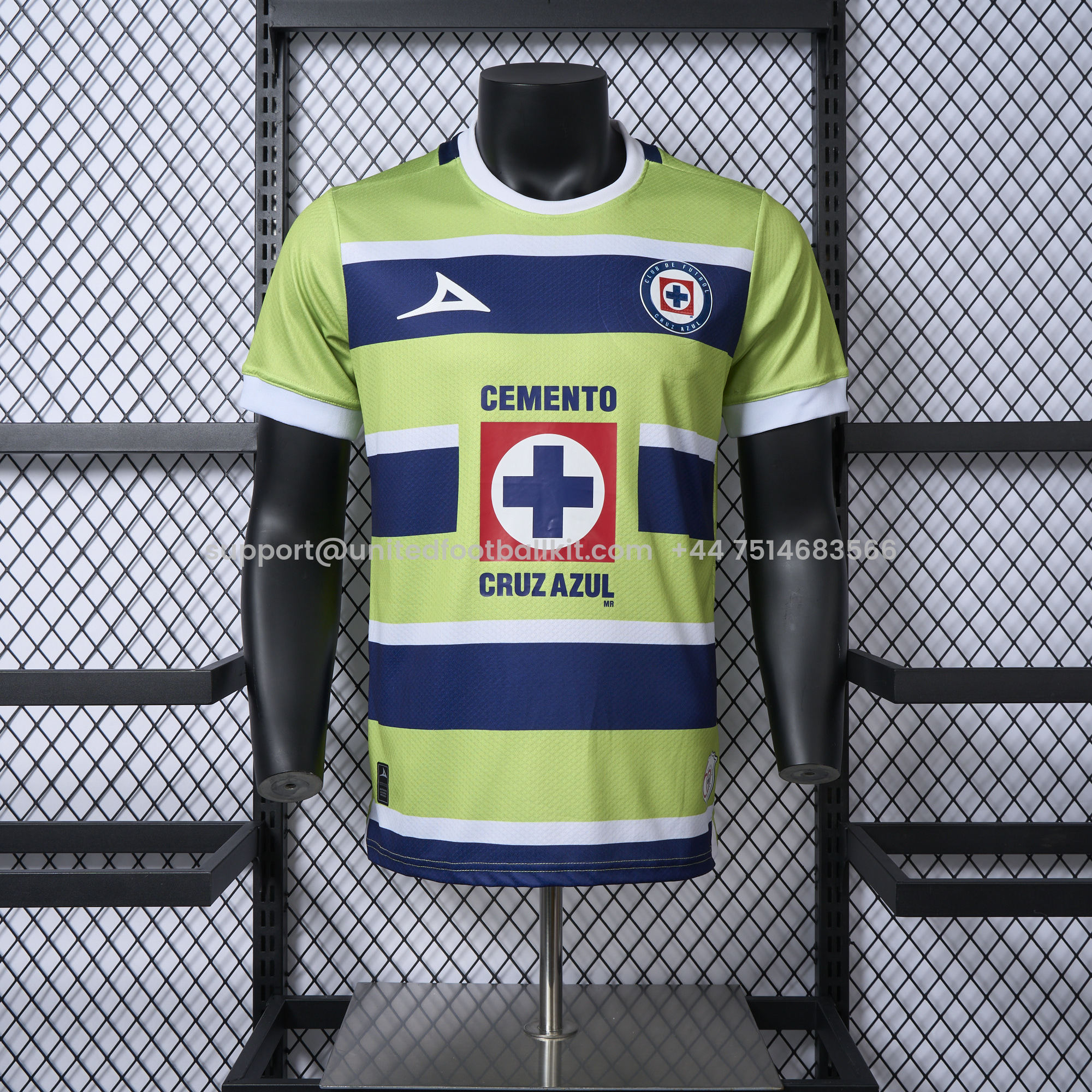 Unitedfootballkit.com | Cruz Azul 24-25 Green Goalkeeper Jersey - Player Version -Customize Name, Number and Patch | Worldwide Shipping