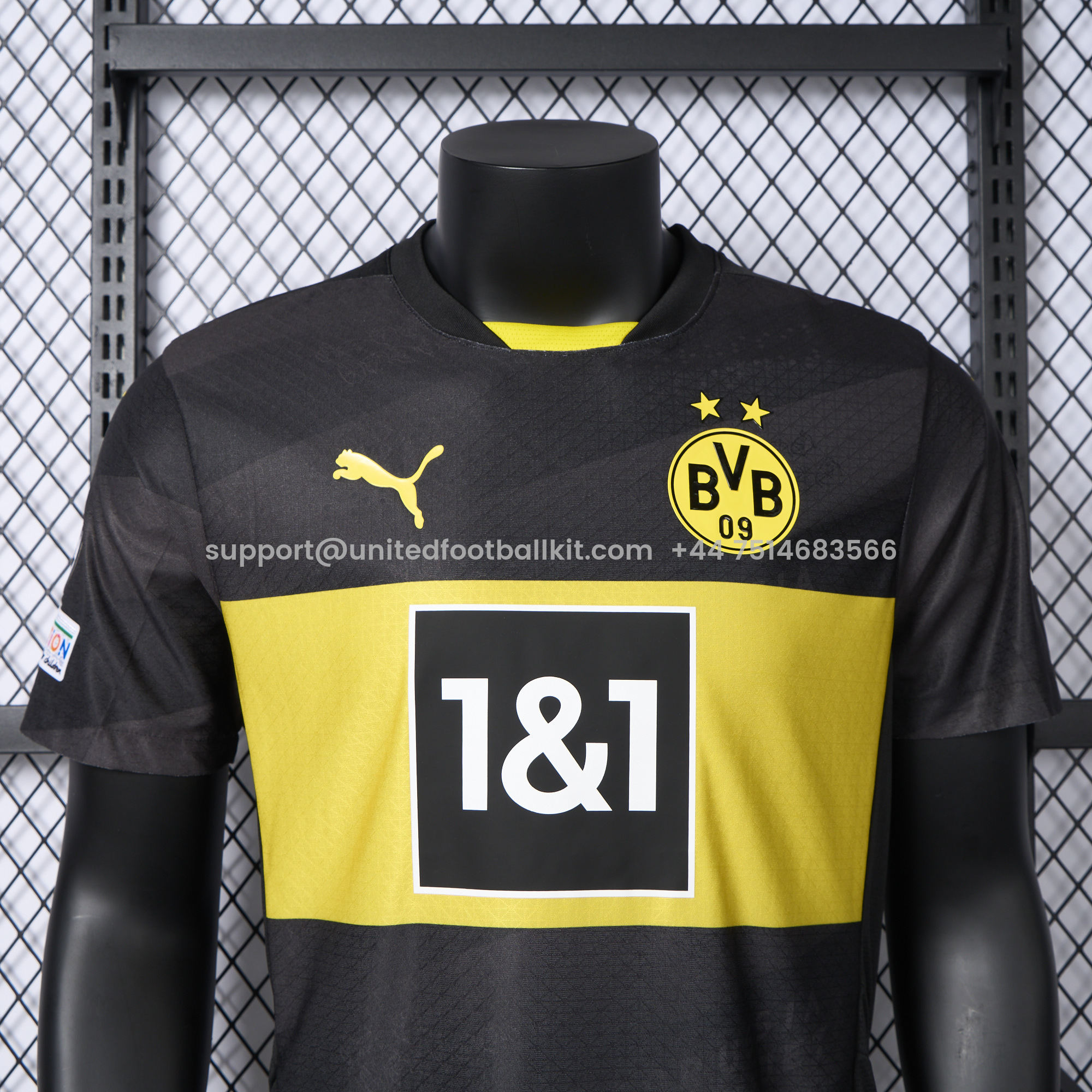 Unitedfootballkit.com | Dortmund 24-25 Away Jersey - Player Version -Customize Name, Number and Patch | Worldwide Shipping