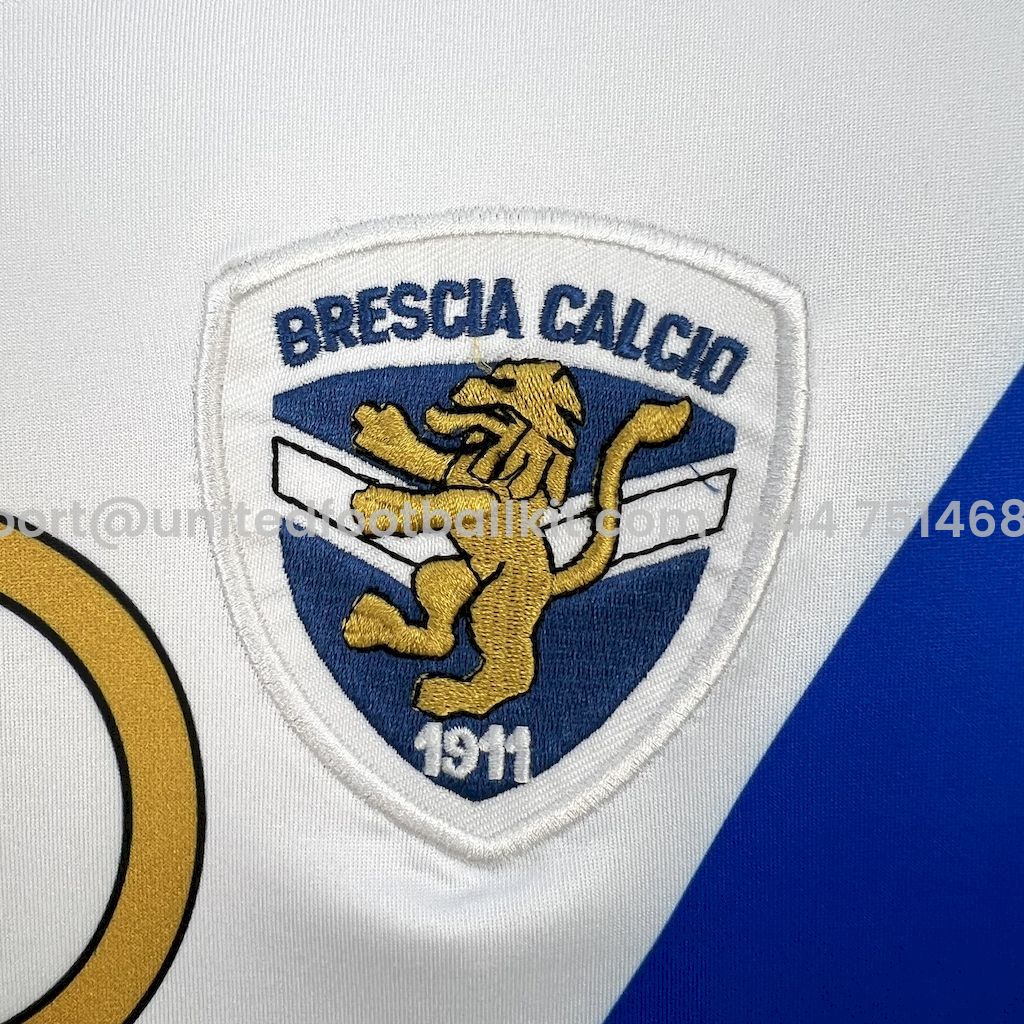 Unitedfootballkit.com | Retro Brescia Calcio 2003-04 Away Jersey -Customize Name, Number and Patch | Worldwide Shipping