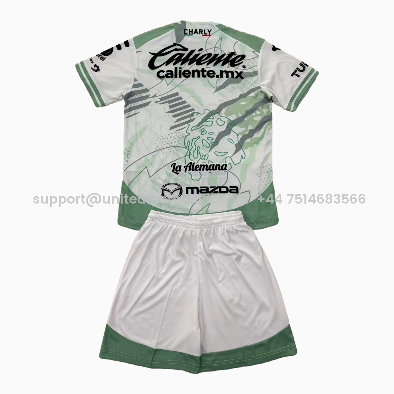 Unitedfootballkit.com | Club León 25-26 Away Men's Adult Jersey Set - Fans Version -Customize Name, Number and Patch | Worldwide Shipping