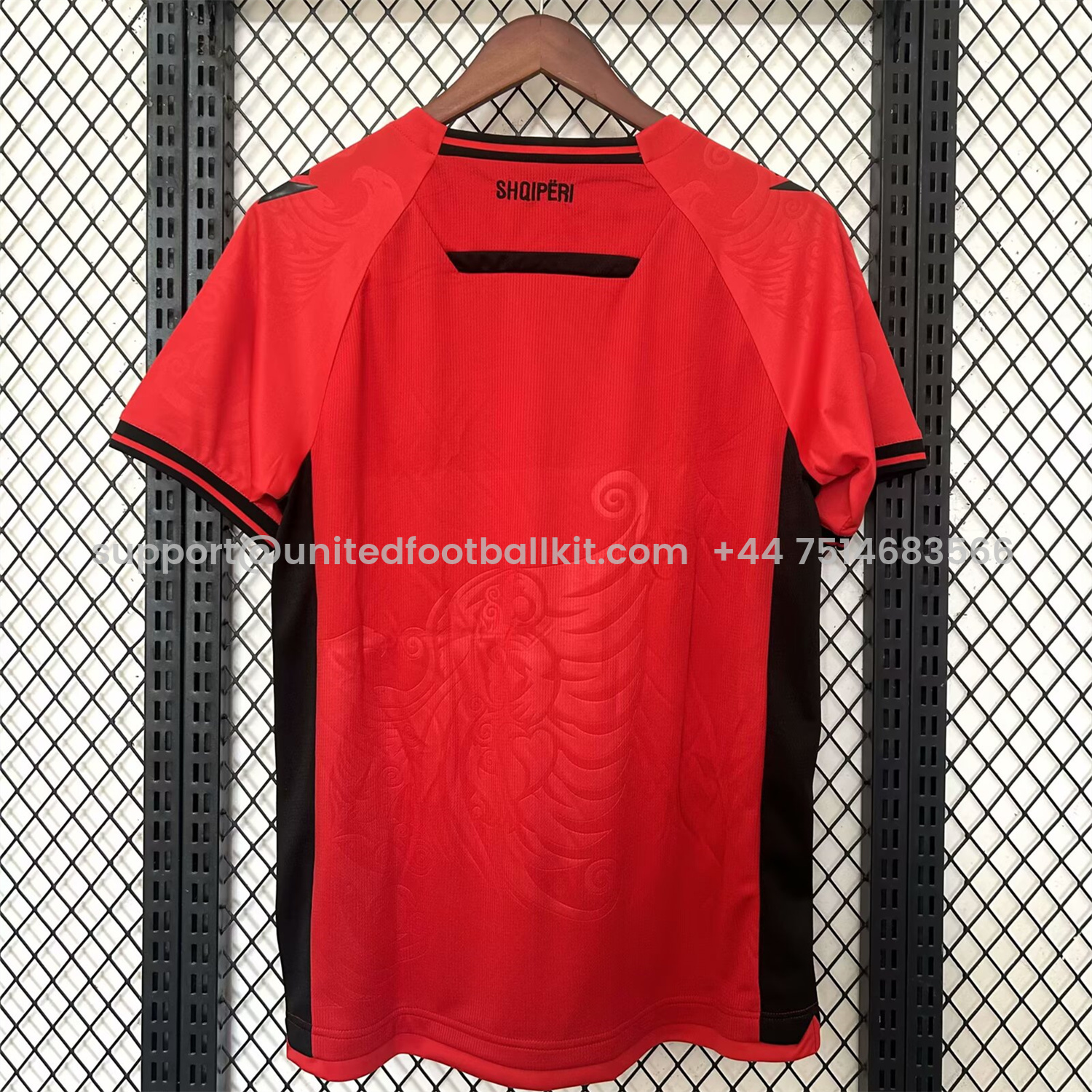 Unitedfootballkit.com | Albania 25-26 Home Jersey - Fans Version -Customize Name, Number and Patch | Worldwide Shipping